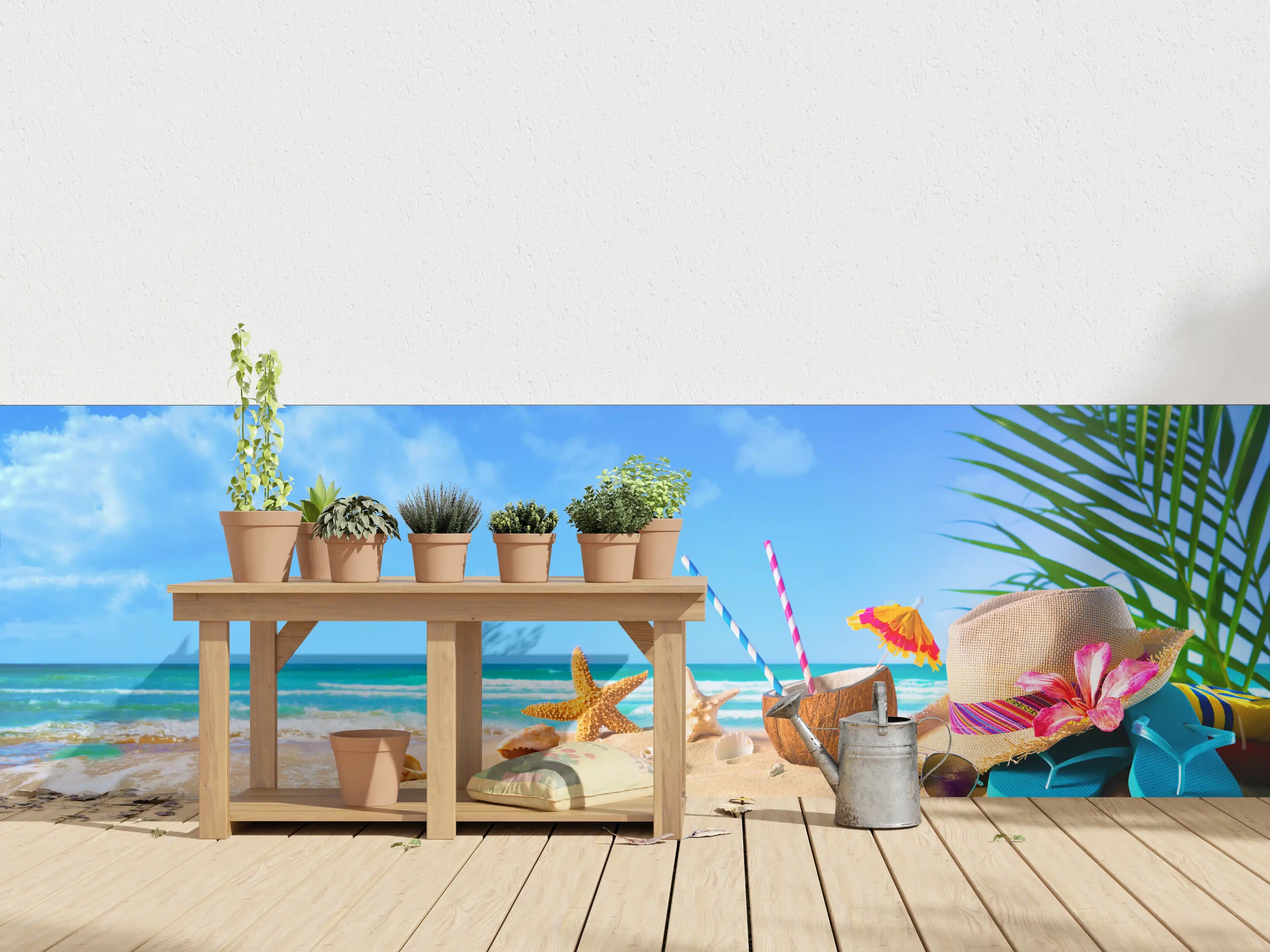 Wandverkleidung außen - Strandaccesoires
