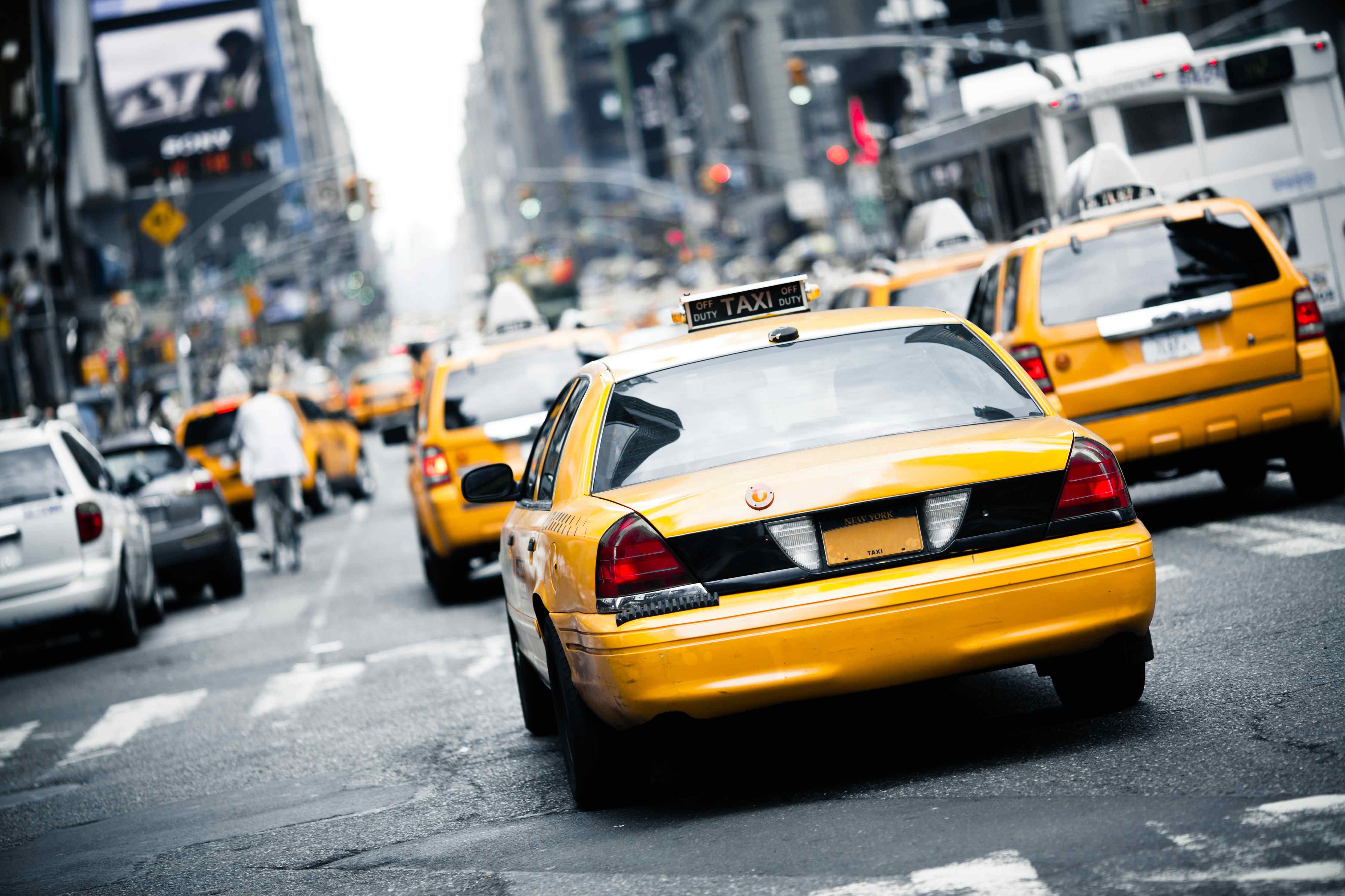 Wandverkleidung außen-Straßenverkehr von New York