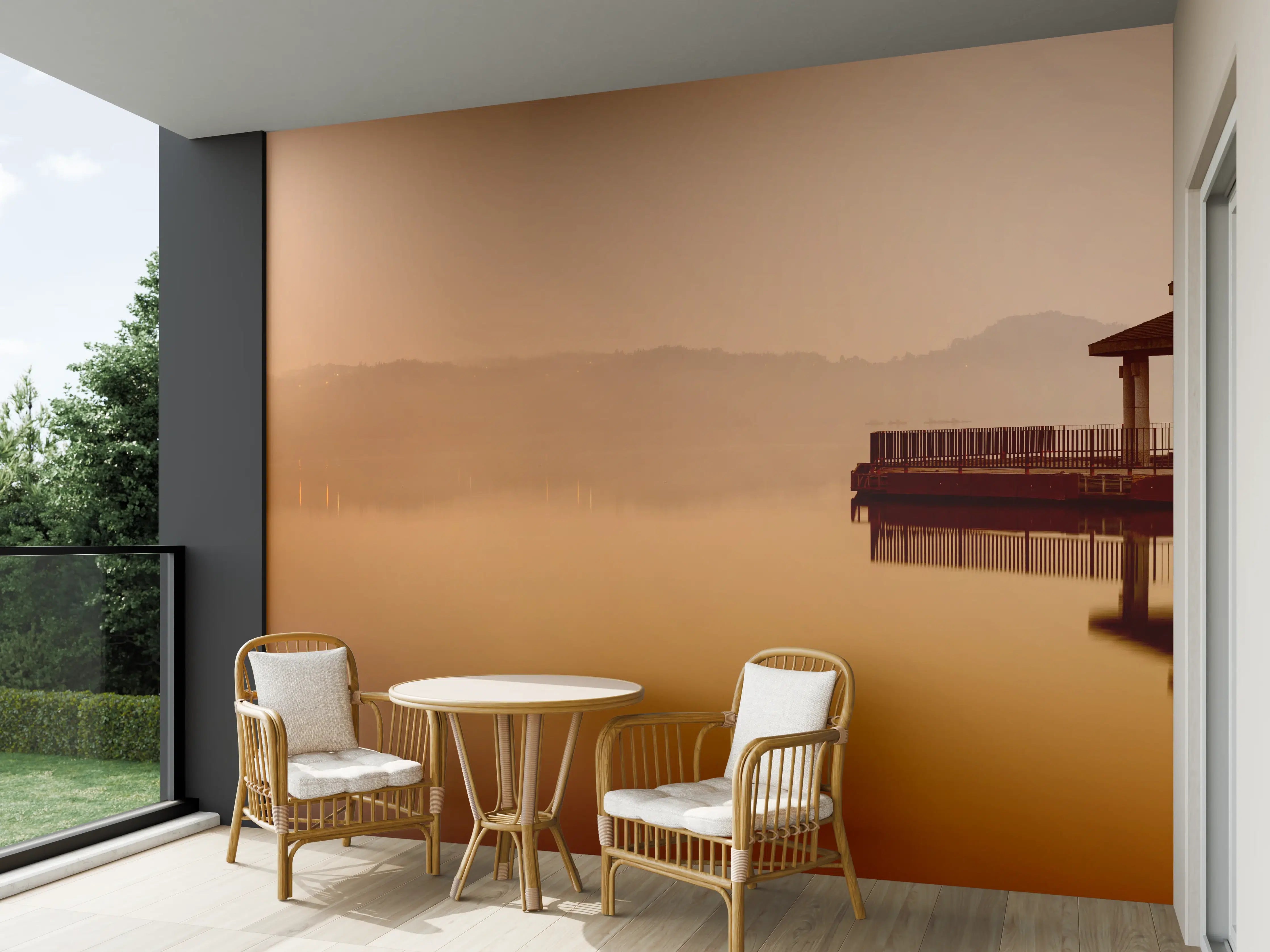 Wandverkleidung außen - Sun Moon Lake