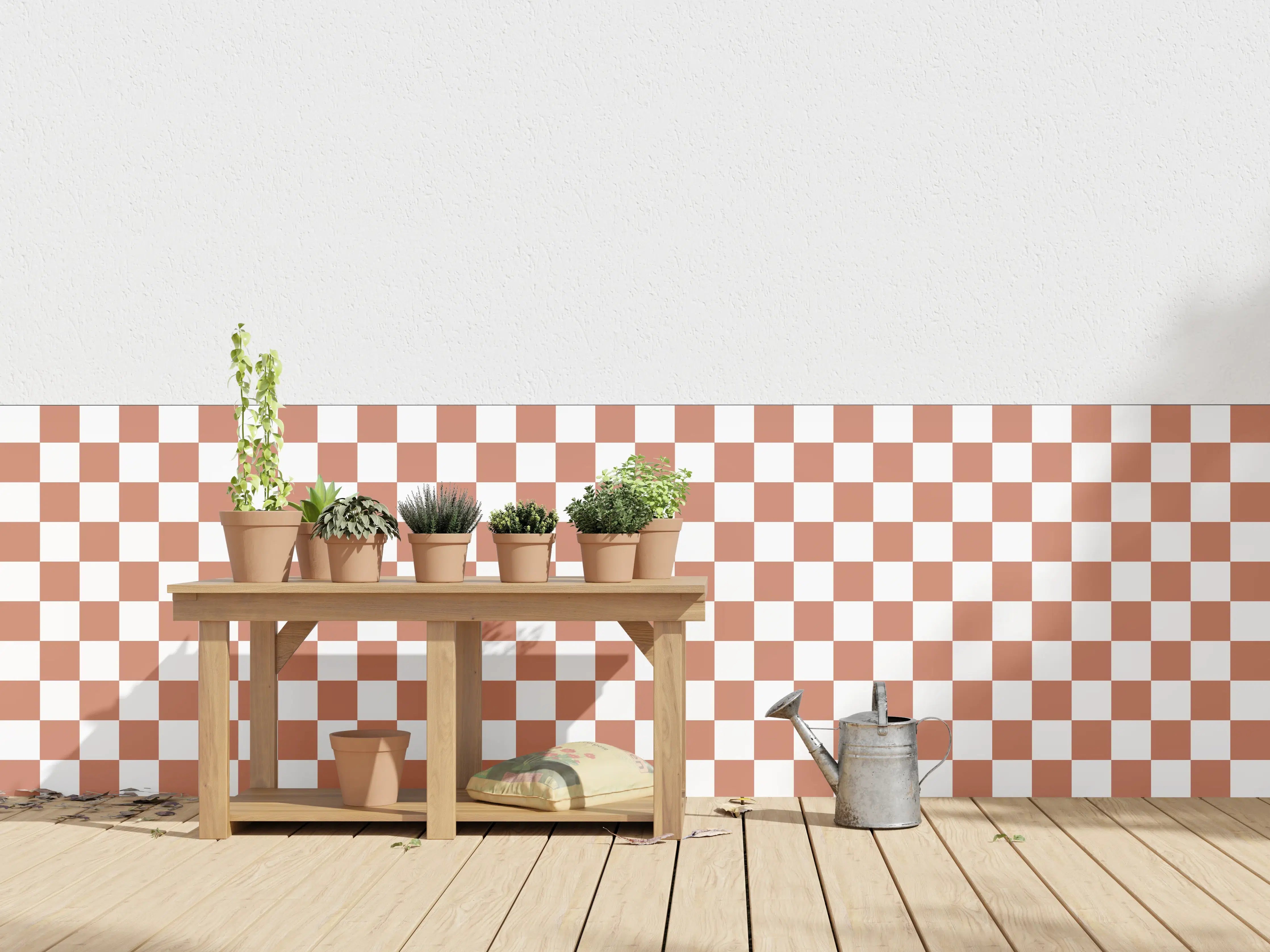 Wandverkleidung außen - Terrakotta-Design mit Retro-Charme