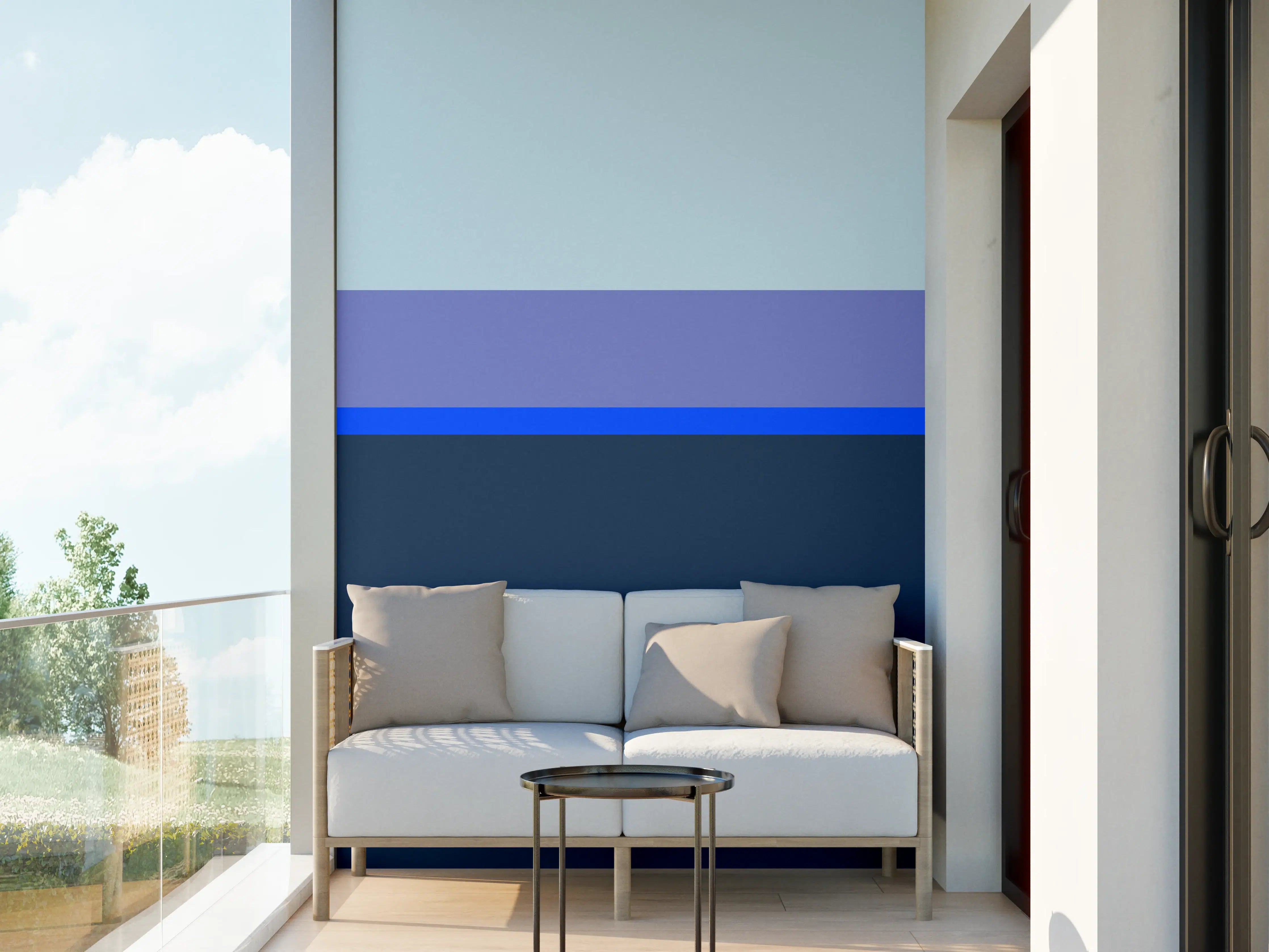 Wandverkleidung außen - The Blues - Horizontal - Blueberry