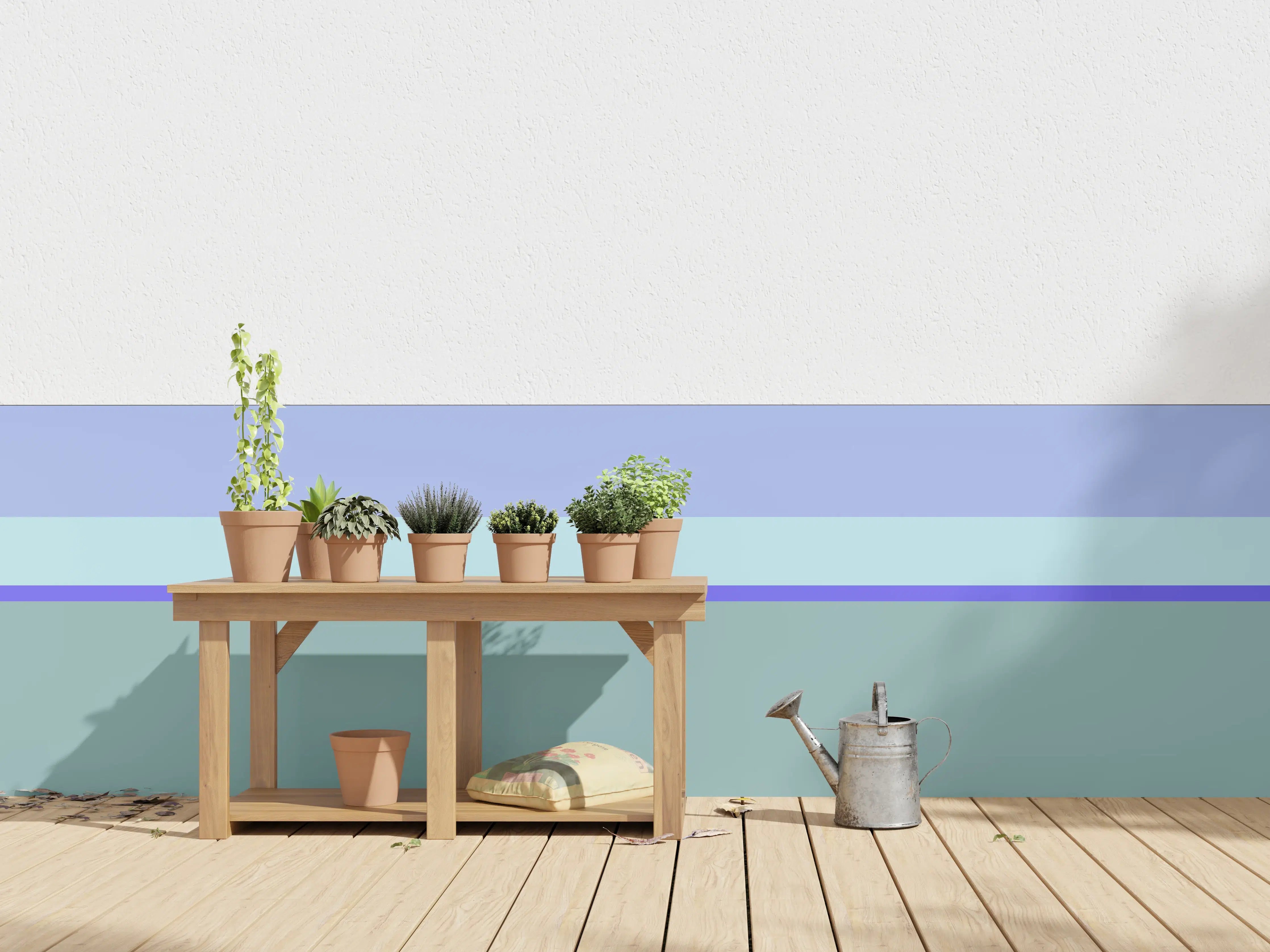 Wandverkleidung außen - The Blues - Horizontal - Lavender