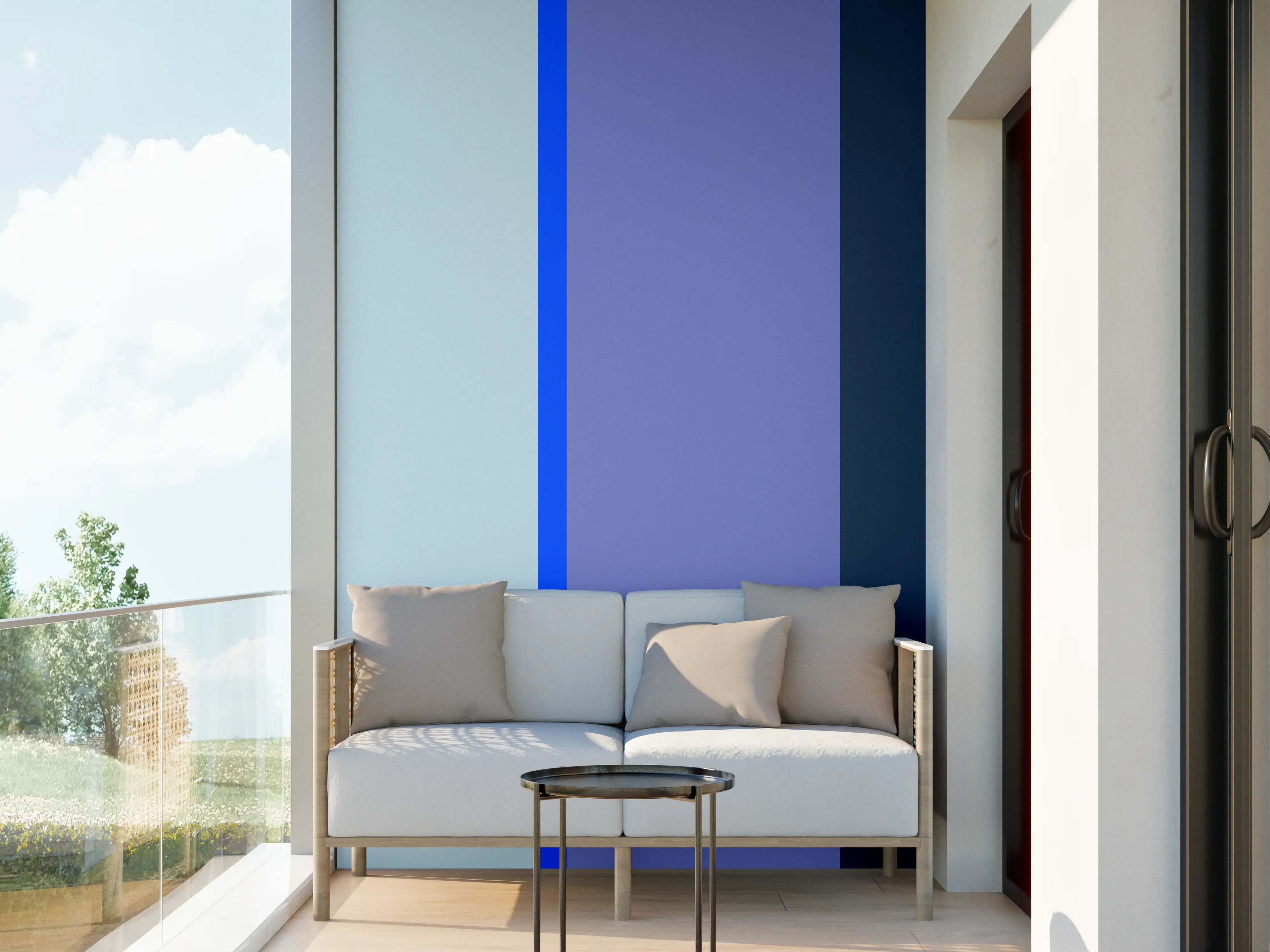 Wandverkleidung außen - The Blues - Vertical - Blueberry