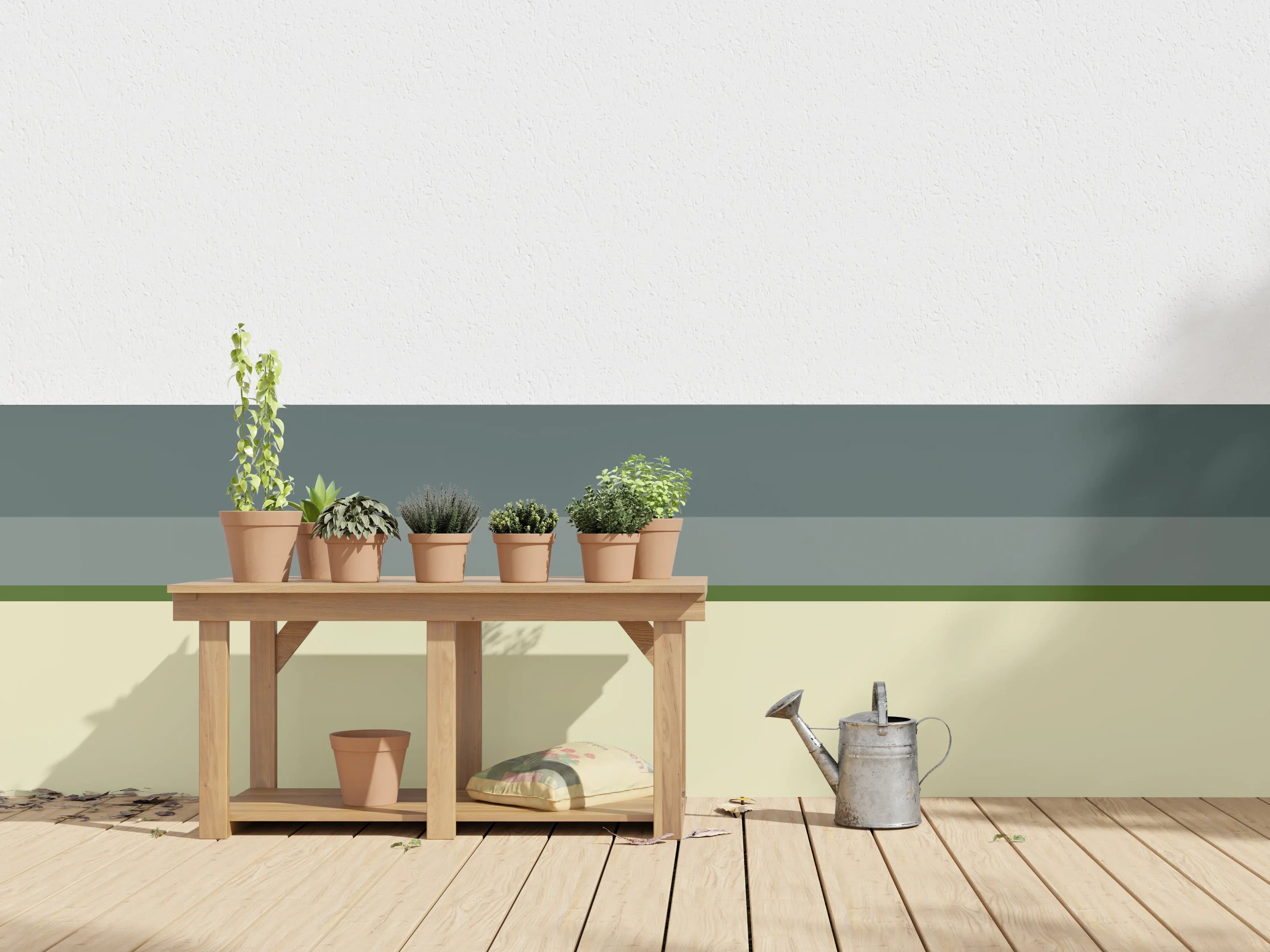 Wandverkleidung außen - The Greens - Horizontal - Avocado