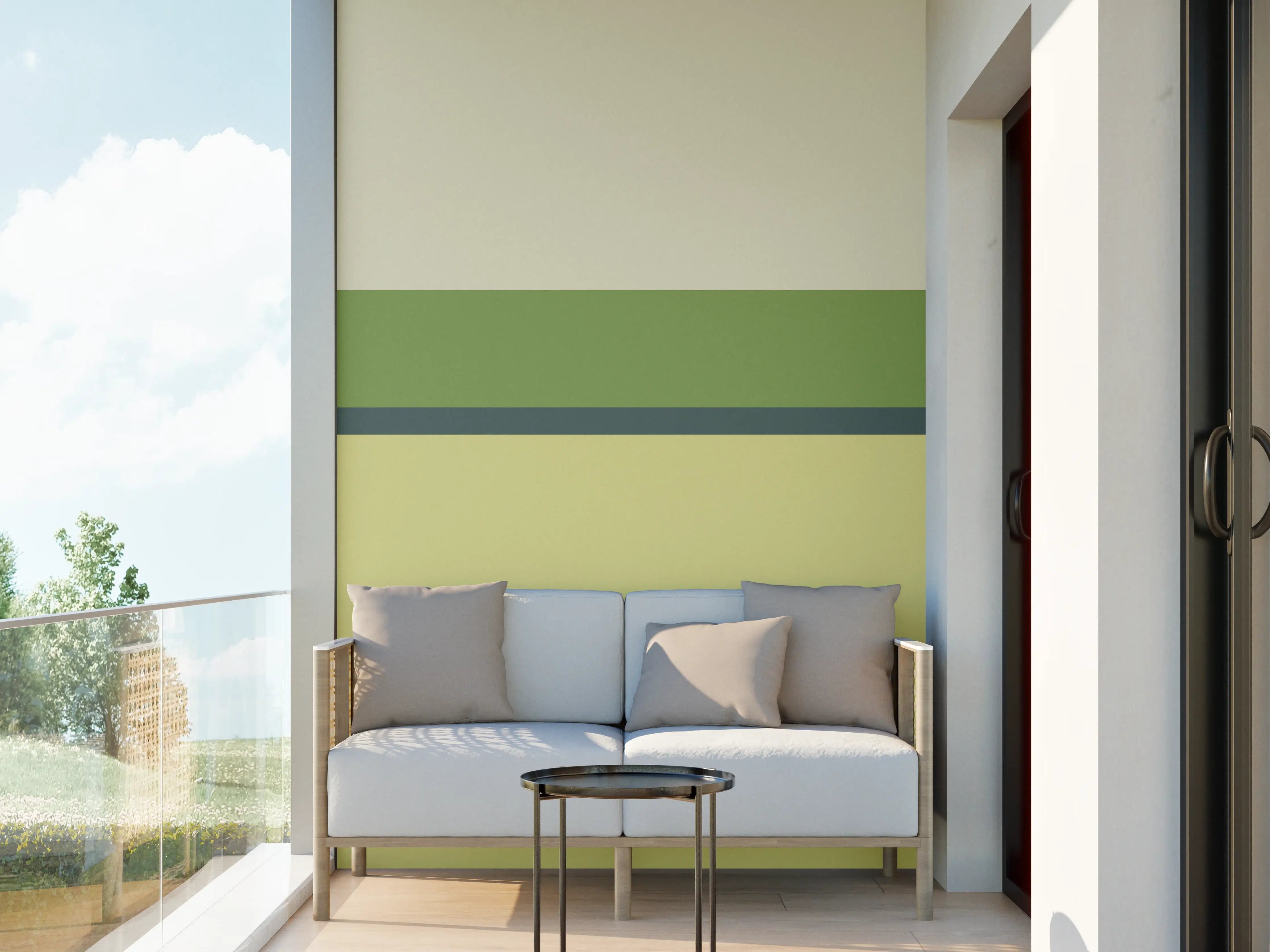 Wandverkleidung außen - The Greens - Horizontal - Pistachio