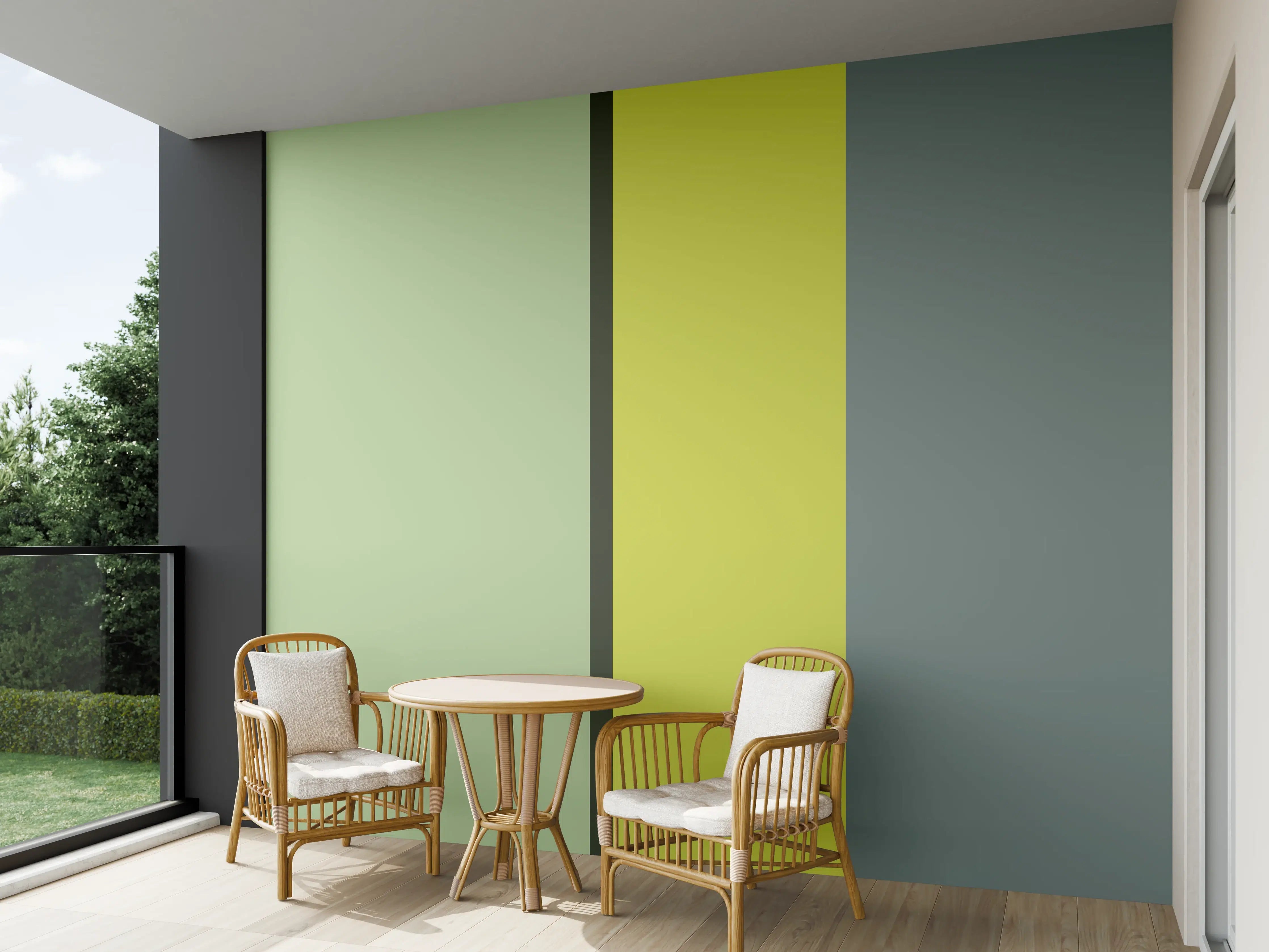 Wandverkleidung außen - The Greens - Vertical - Matcha