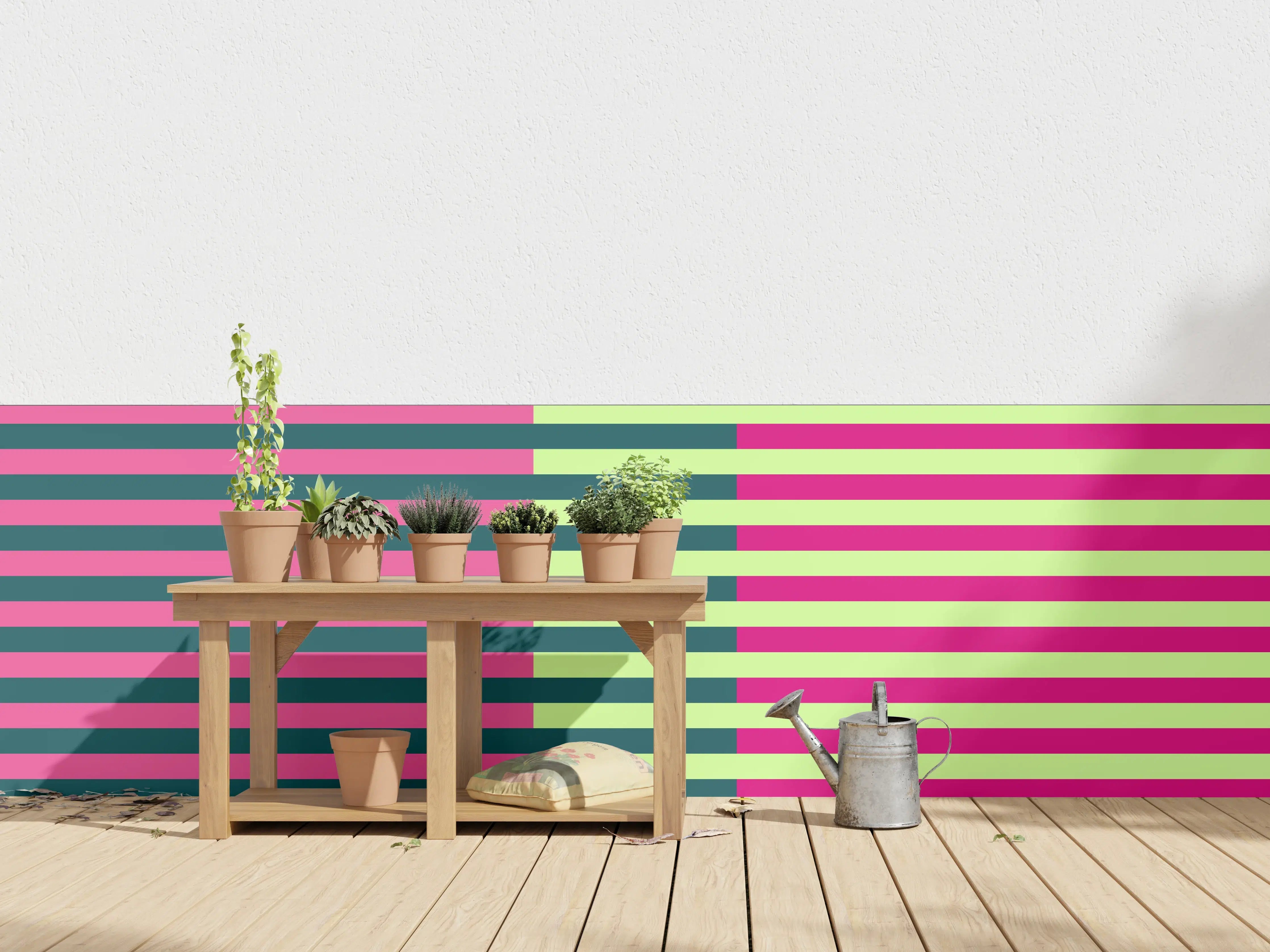 Wandverkleidung außen - The Neons - Multy Stripes - Lyra