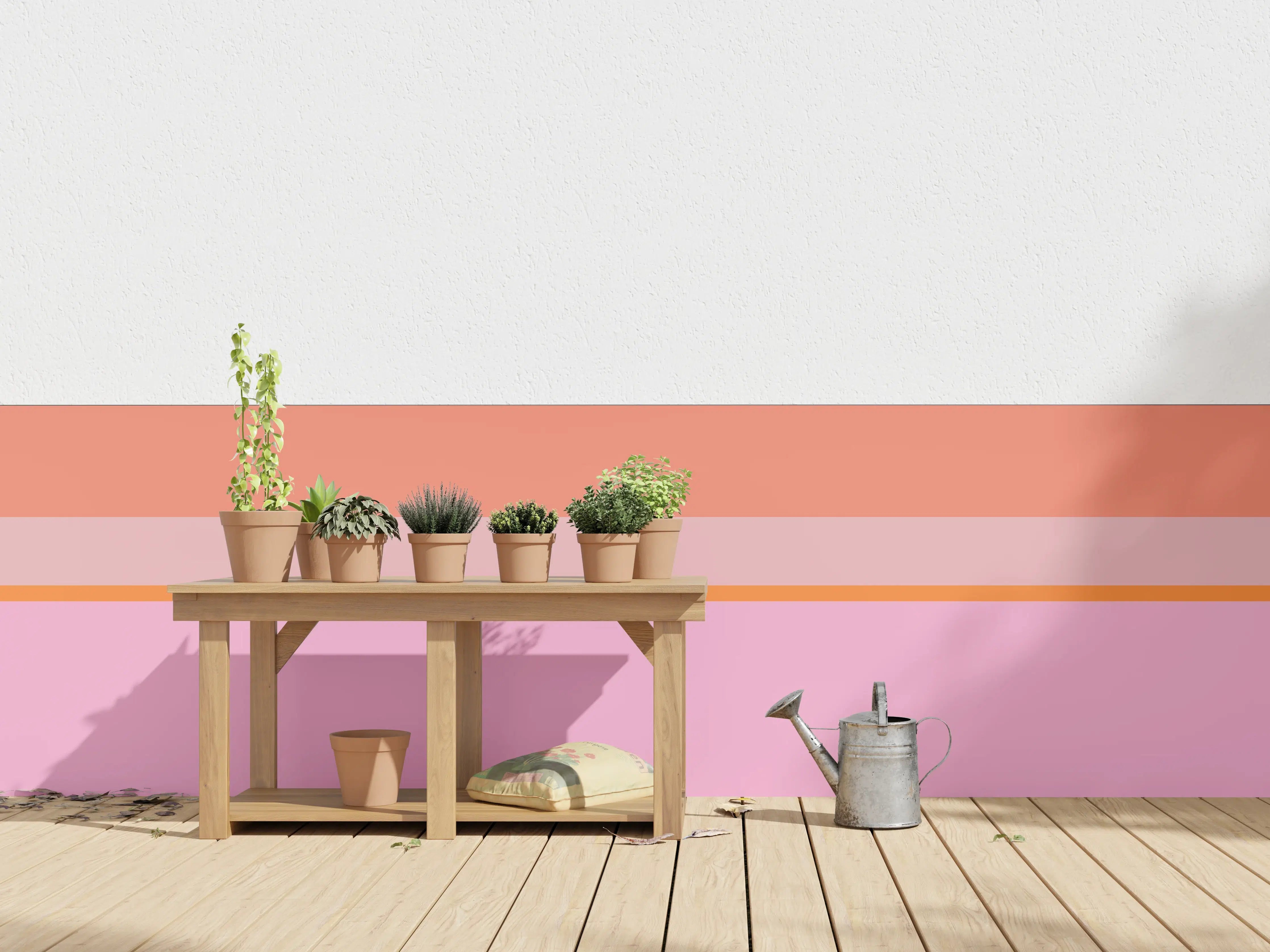 Wandverkleidung außen - The Oranges - Horizontal - Coral