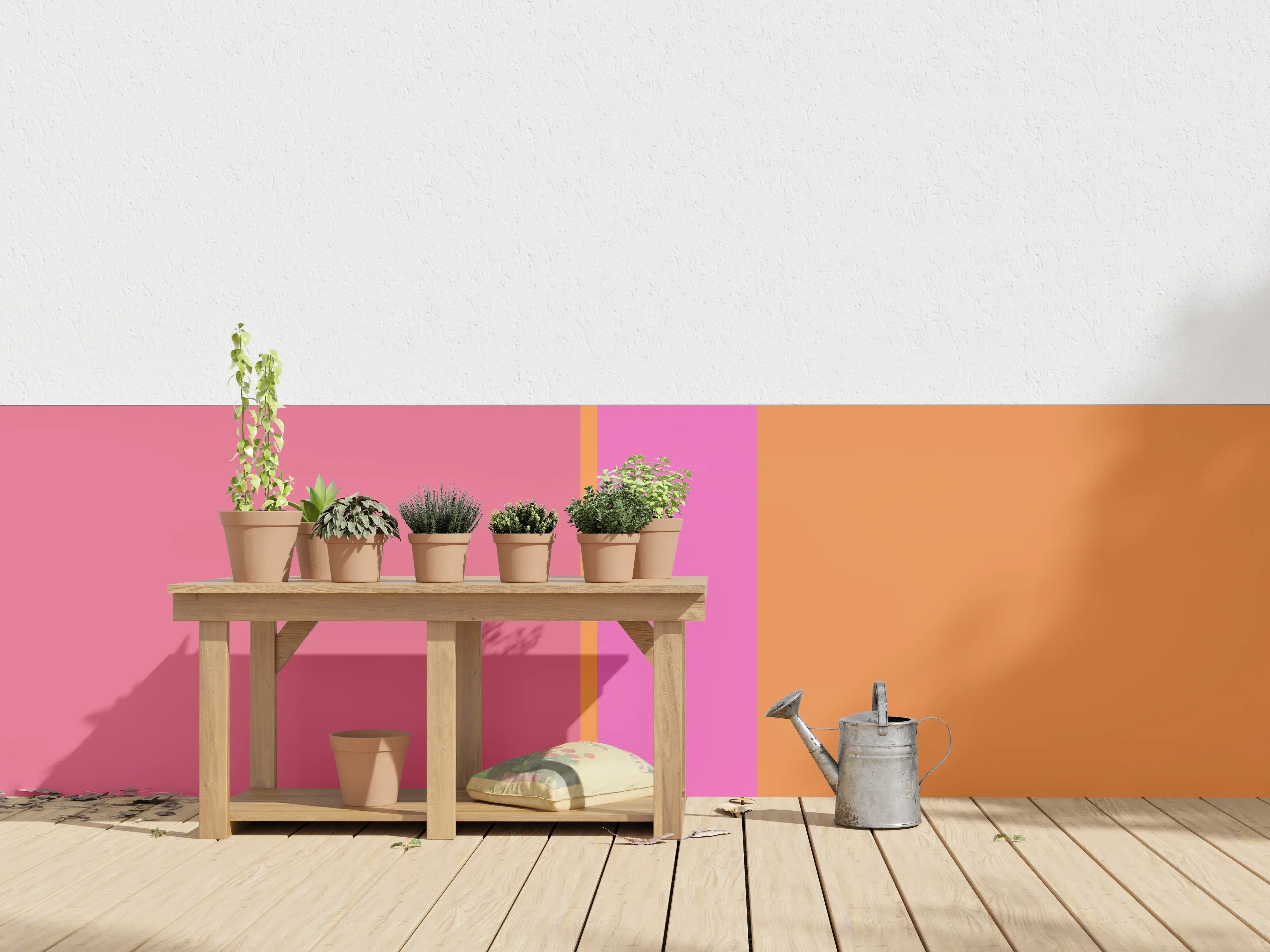 Wandverkleidung außen - The Oranges - Vertical - Fuchsia
