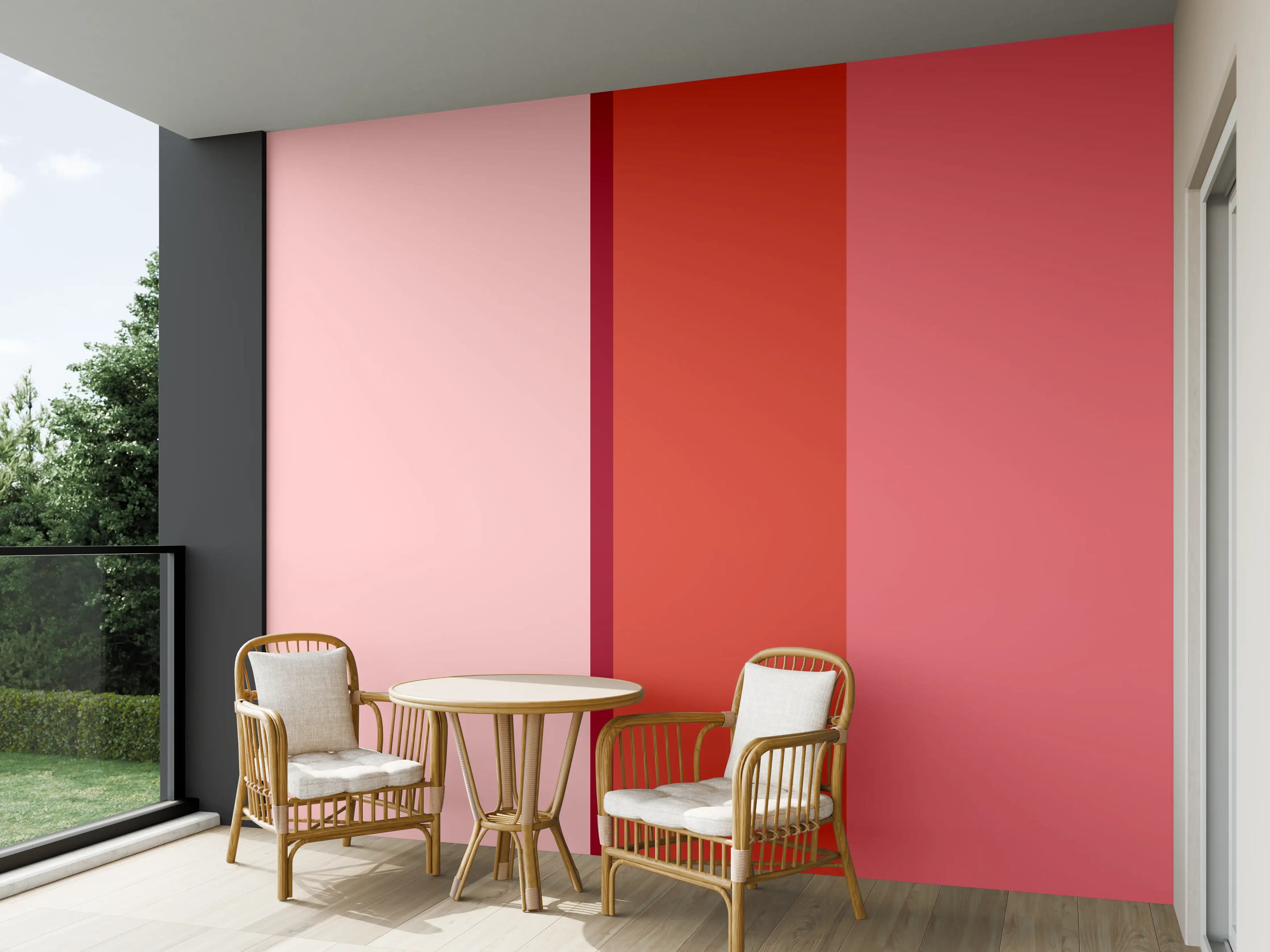 Wandverkleidung außen - The Reds - Vertical - Tomato