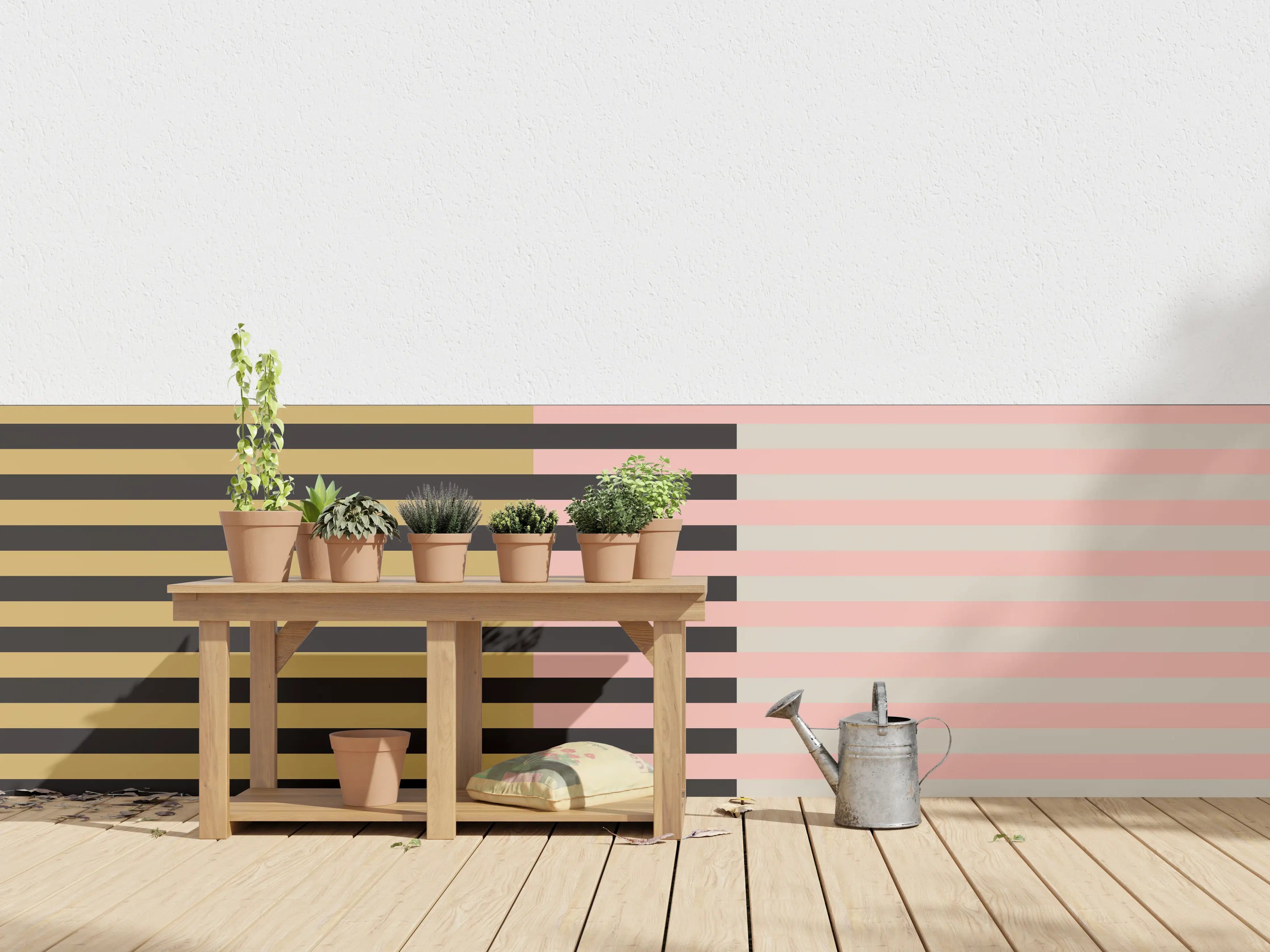 Wandverkleidung außen - The Retros - Multy Stripes - Daenerys