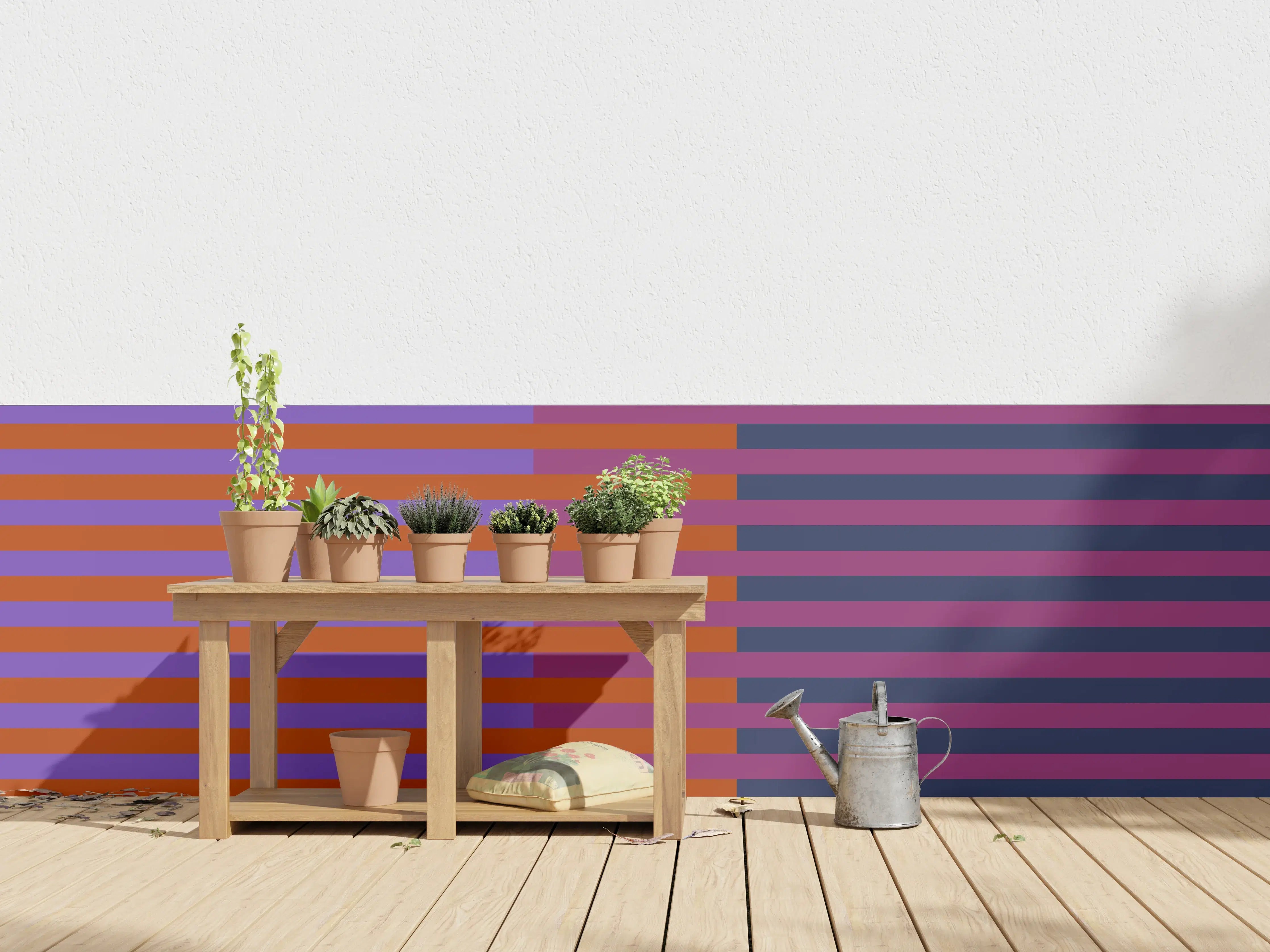 Wandverkleidung außen - The Retros - Multy Stripes - Sansa