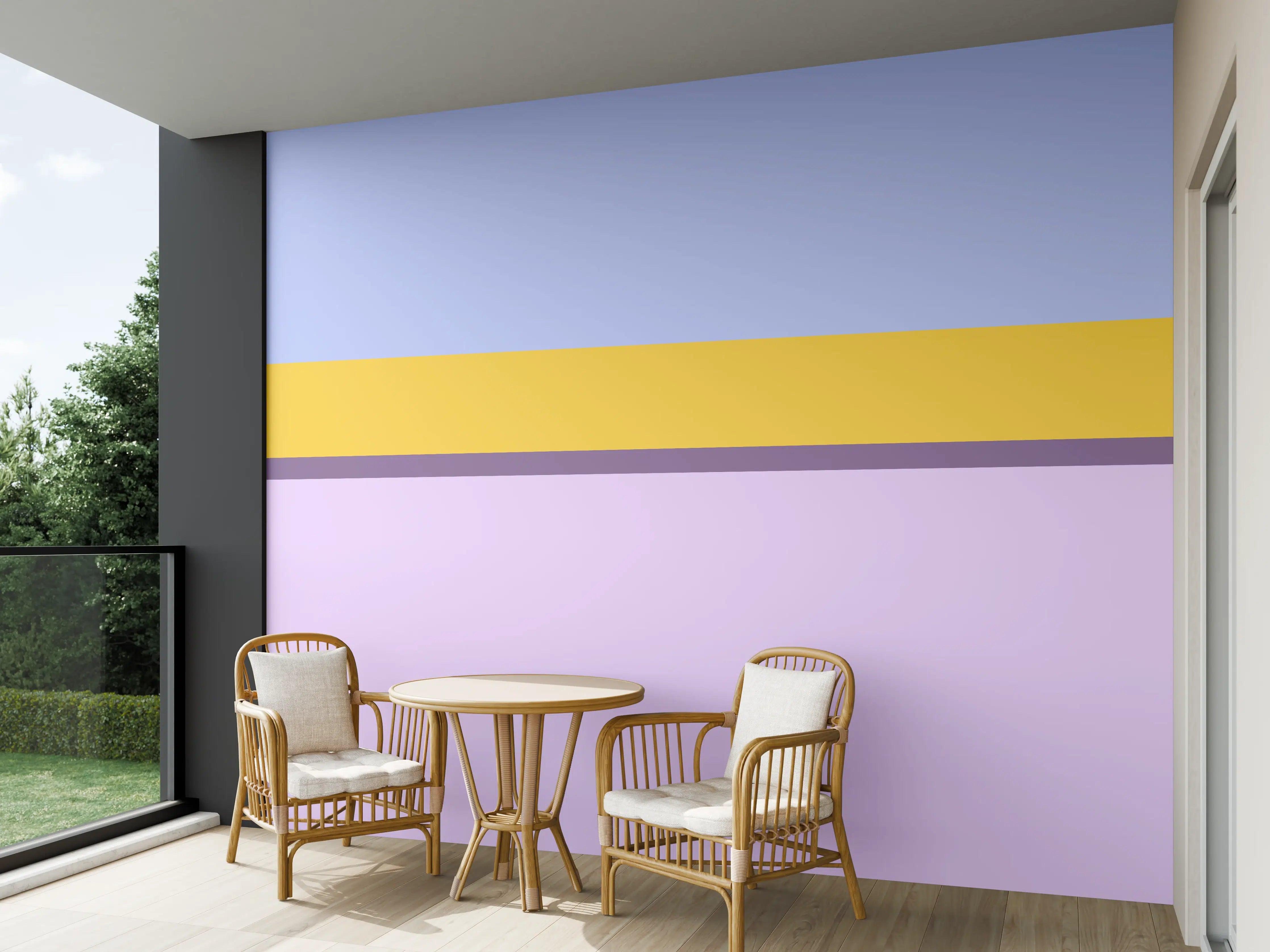 Wandverkleidung außen - The Springs - Horizontal - Lilac