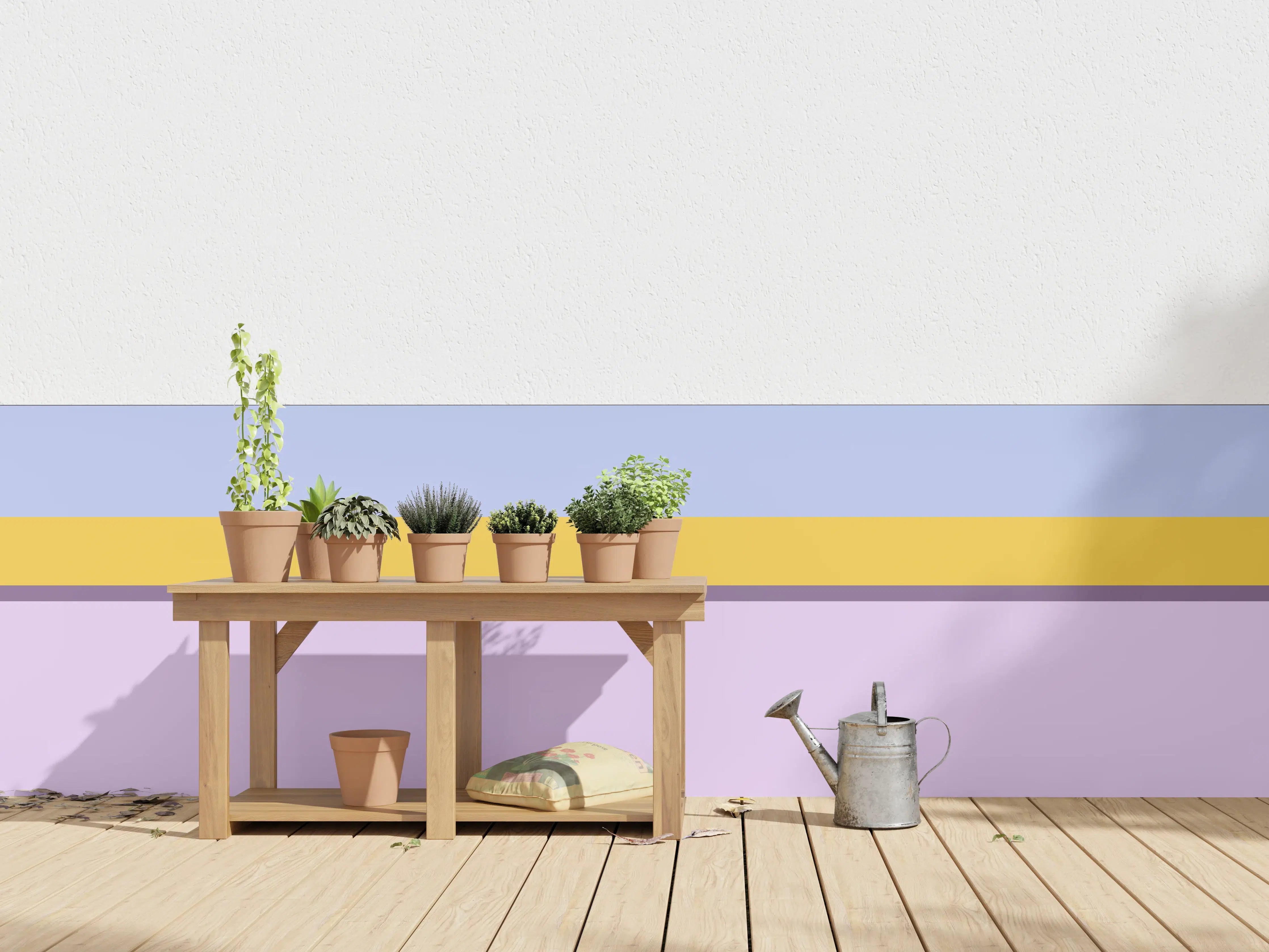 Wandverkleidung außen - The Springs - Horizontal - Lilac