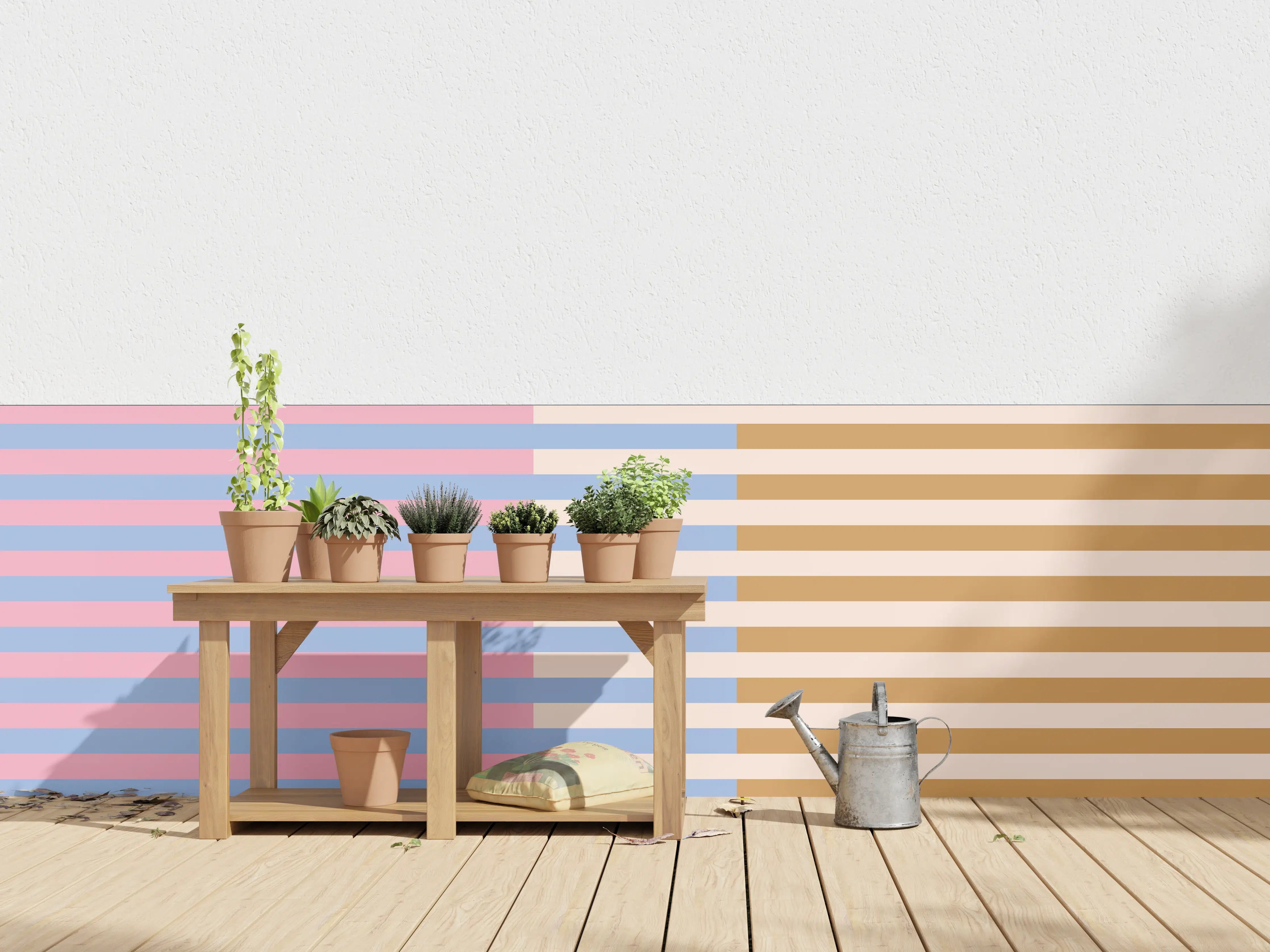 Wandverkleidung außen - The Vintages - Multy Stripes - Eloise