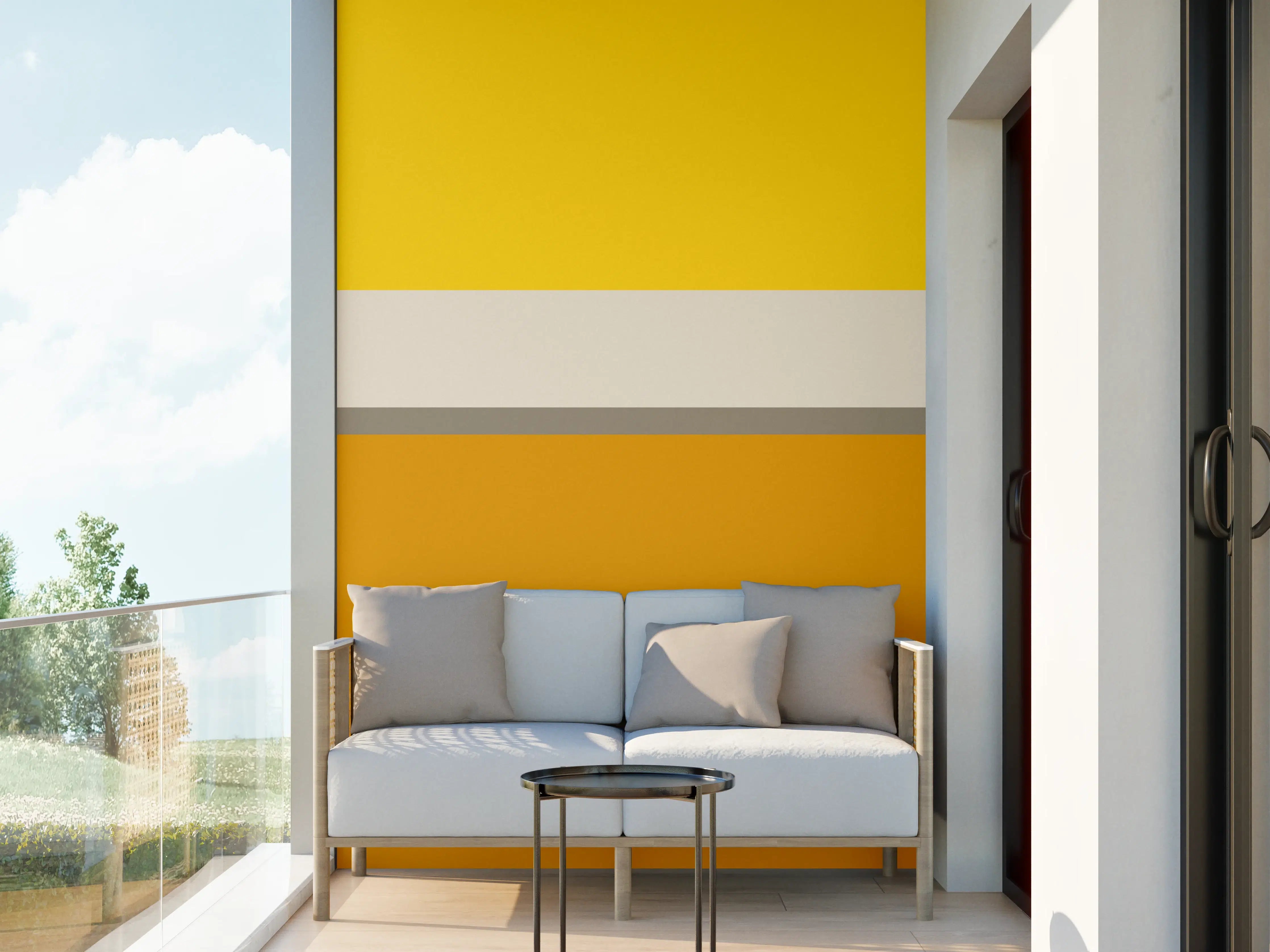 Wandverkleidung außen - The Yellows - Horizontal - Saffron