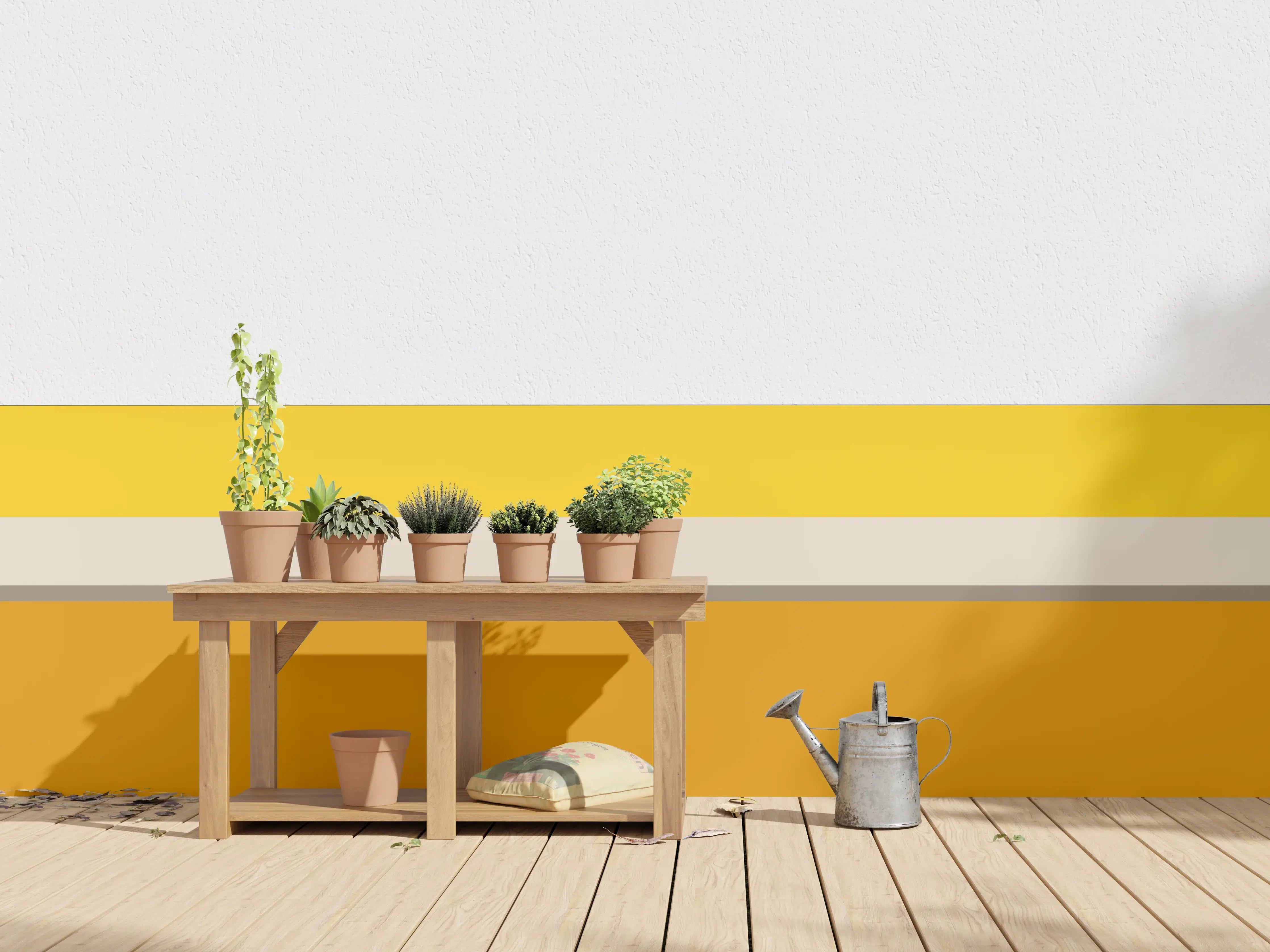 Wandverkleidung außen - The Yellows - Horizontal - Saffron