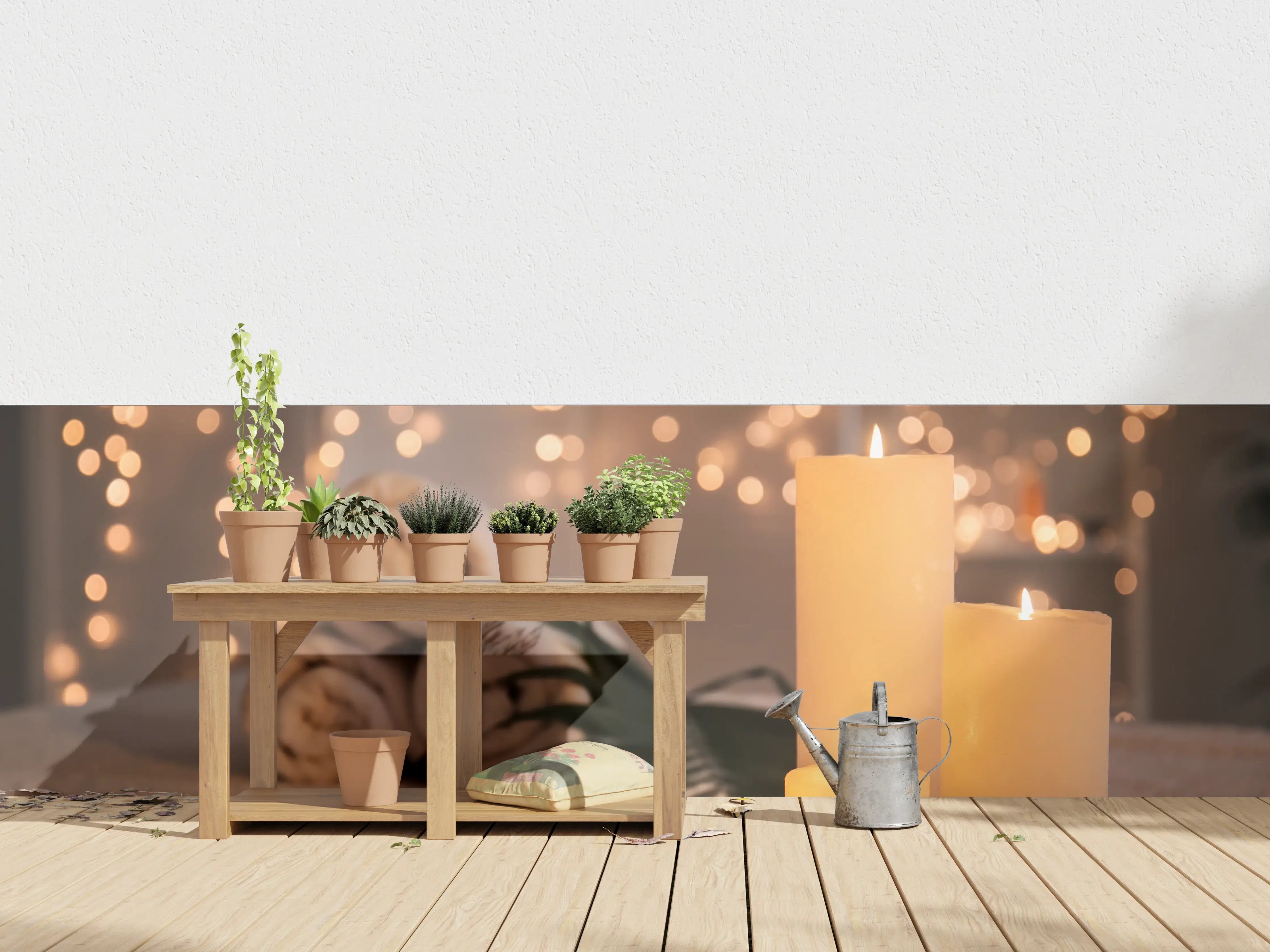 Wandverkleidung außen - Traditioneller Spa-Salon