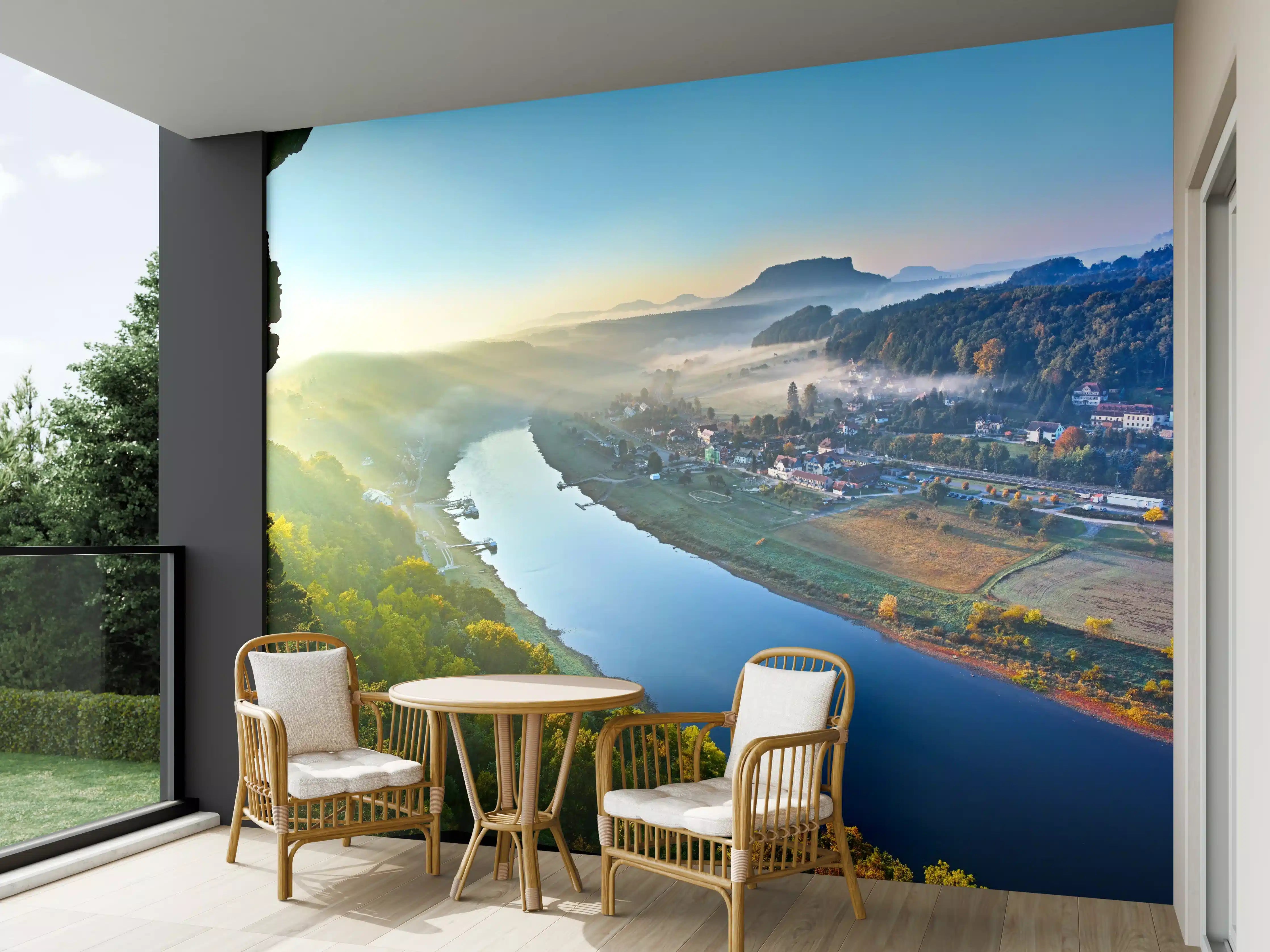 Wandverkleidung außen - Traumhafter Ausblick Elbsandsteingebirge