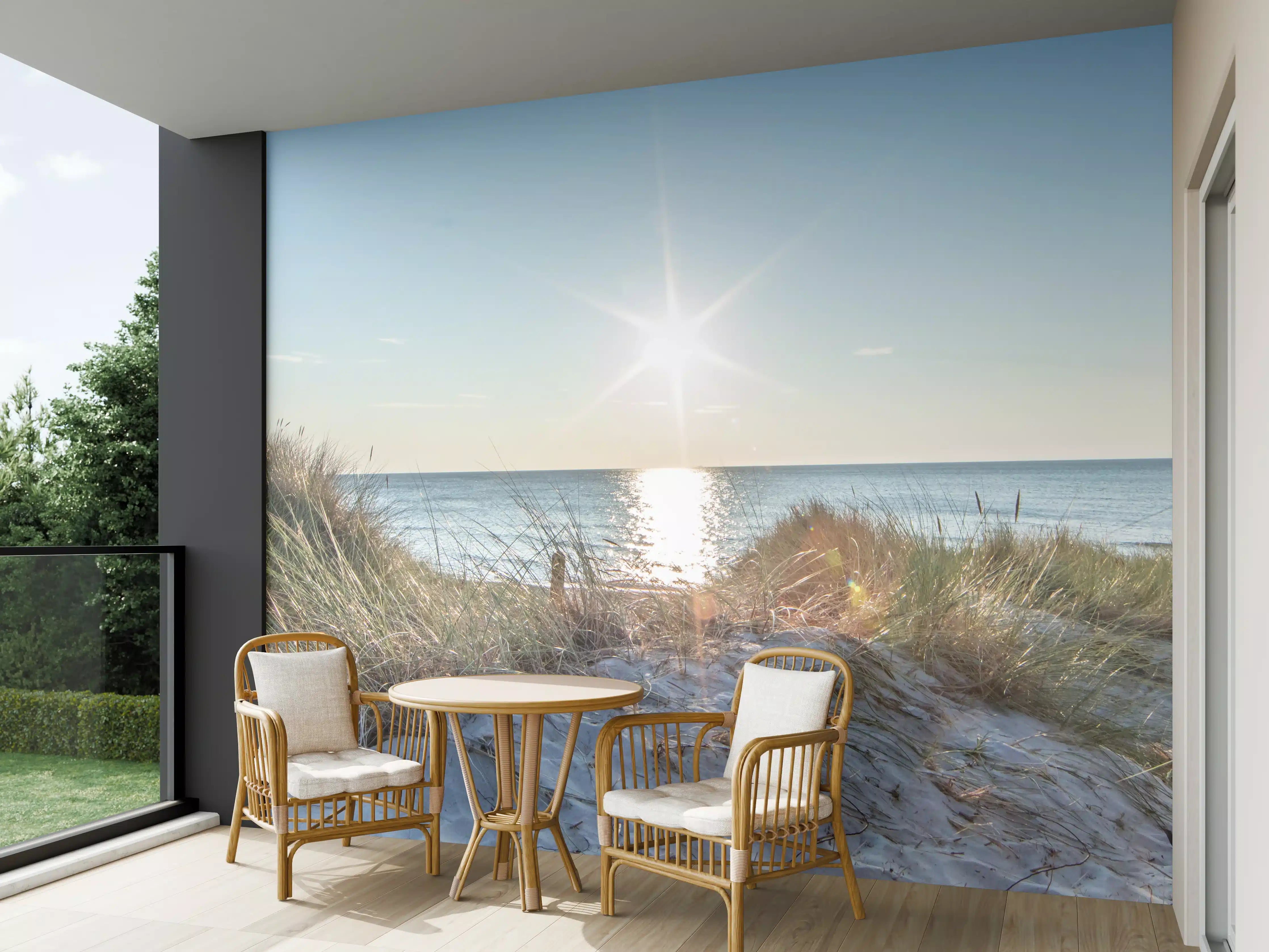 Wandverkleidung außen - Traumstrand an der Ostküste