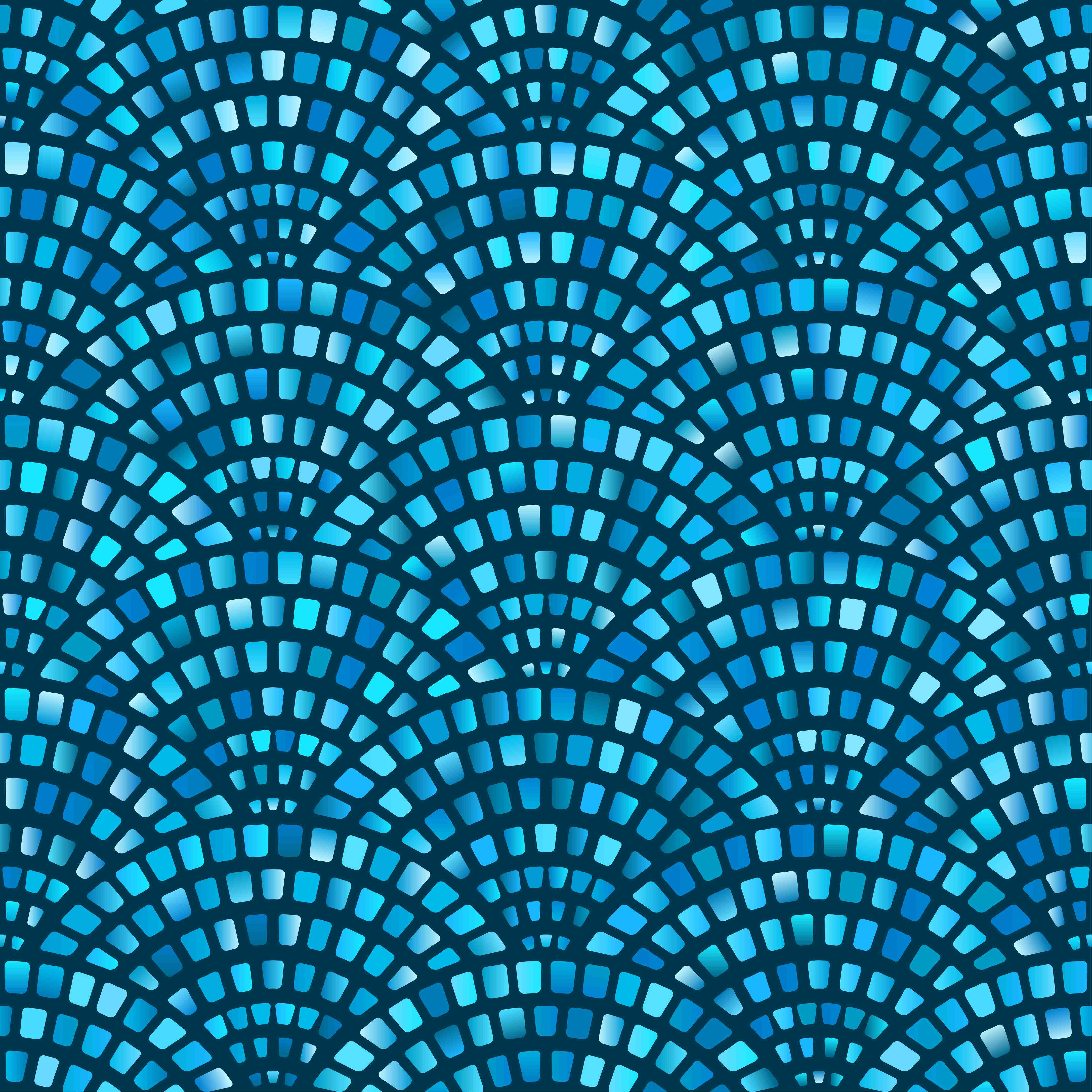 Wandverkleidung außen-Türkise Fischschuppen-Mosaiktextur