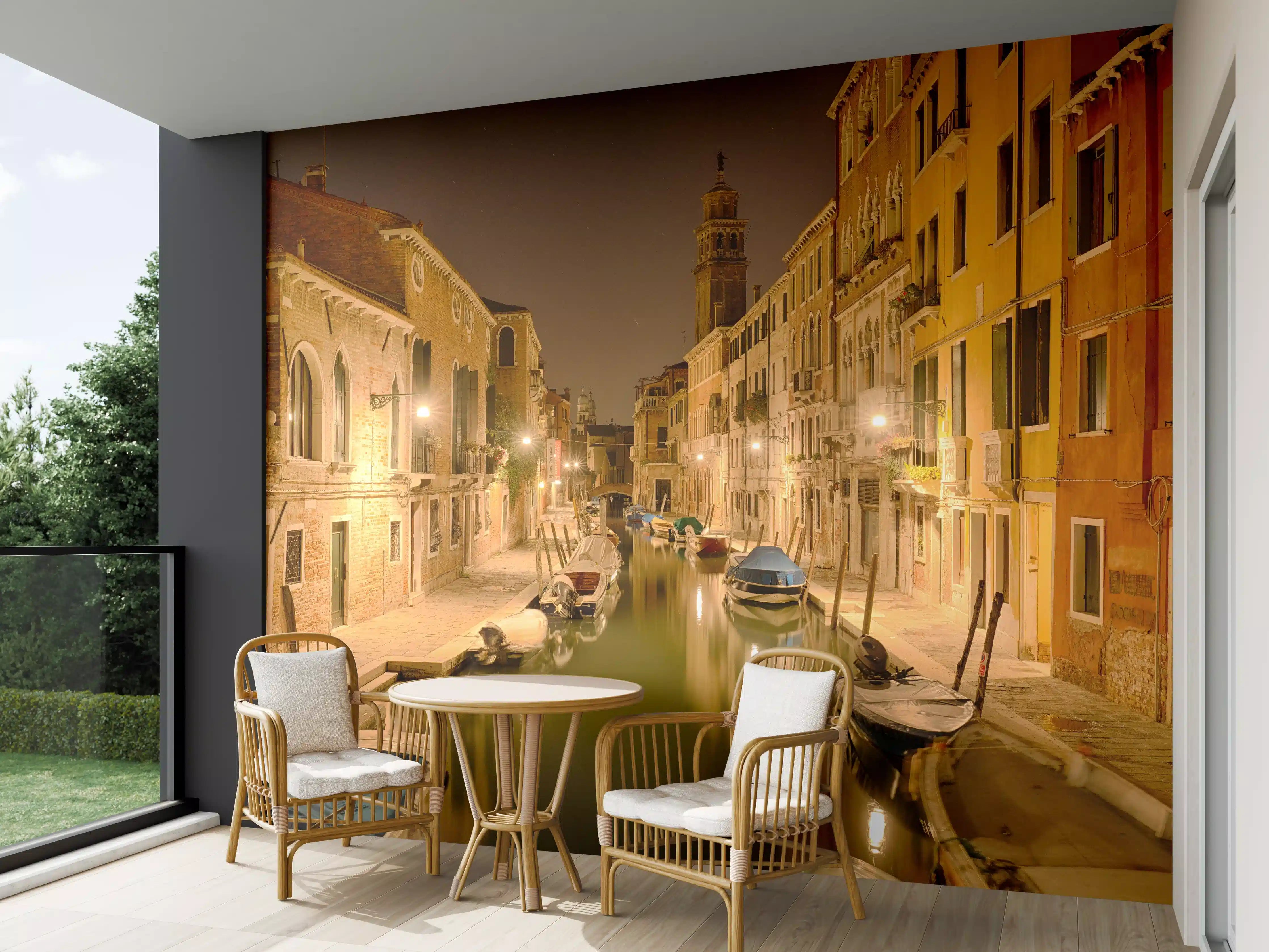 Wandverkleidung außen - Venedig - Venezia in Nacht 1