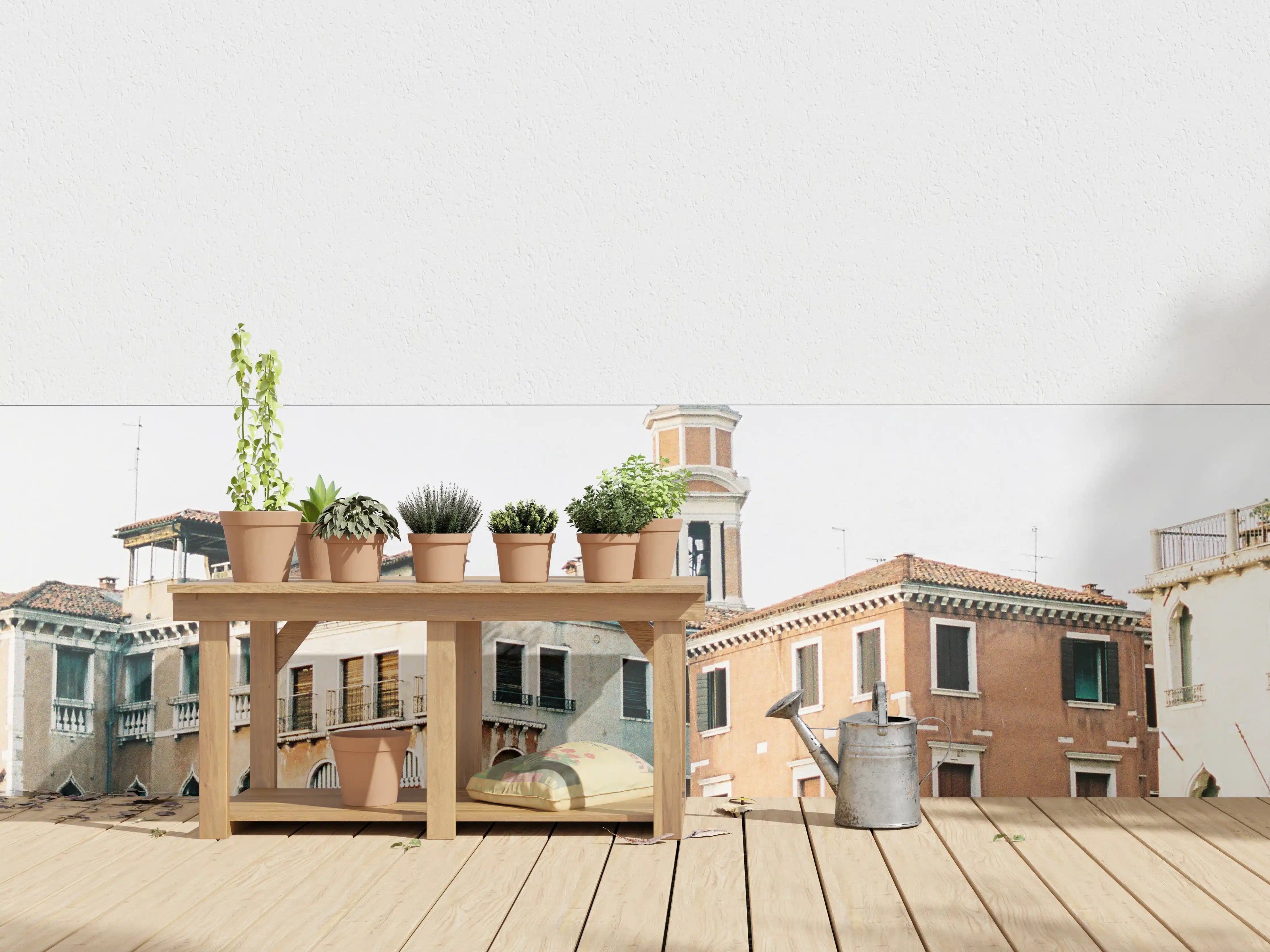 Wandverkleidung außen - Venedig Kanal Sommerblick