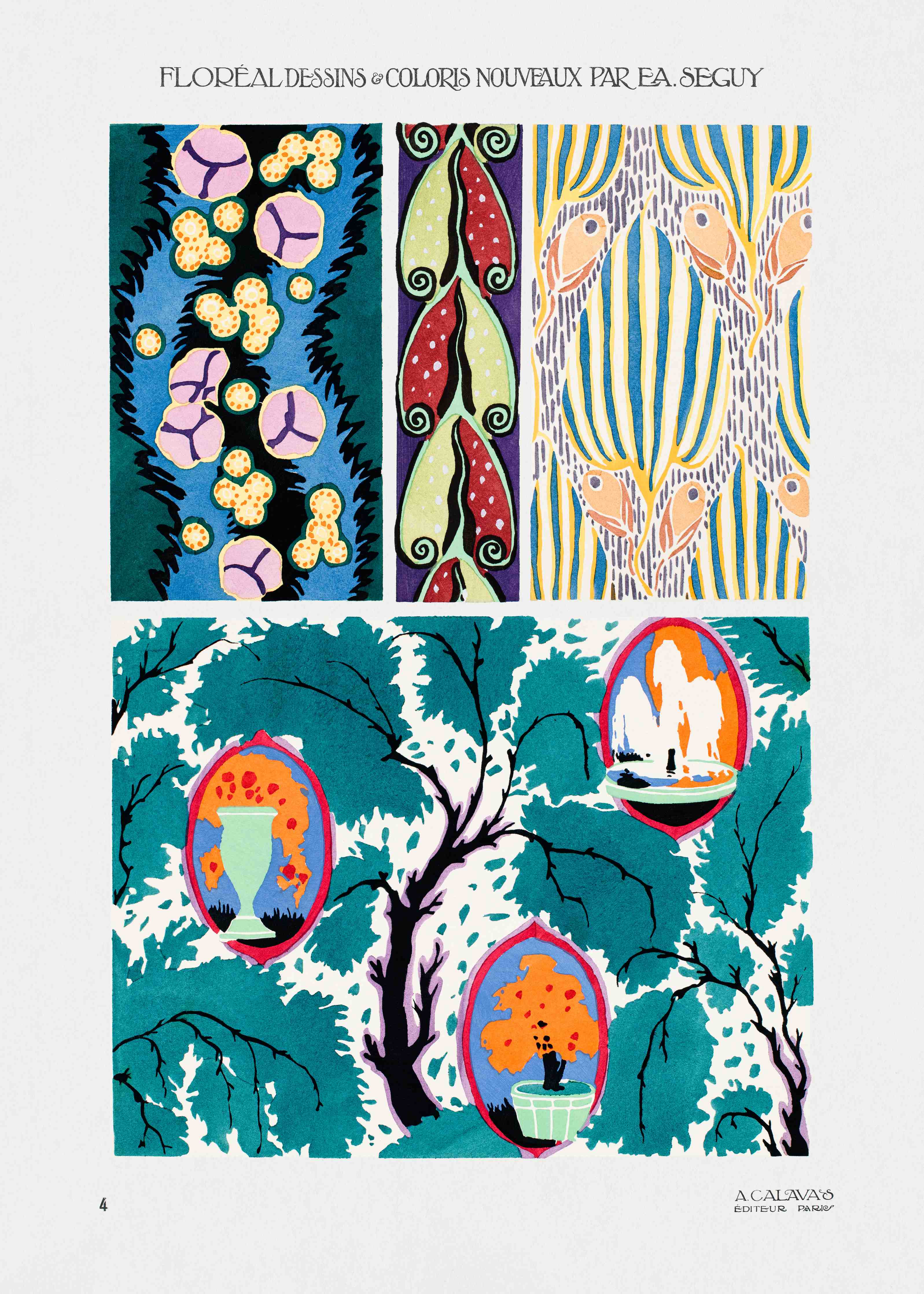 Wandverkleidung außen-Vintage Blumenkunst Poster