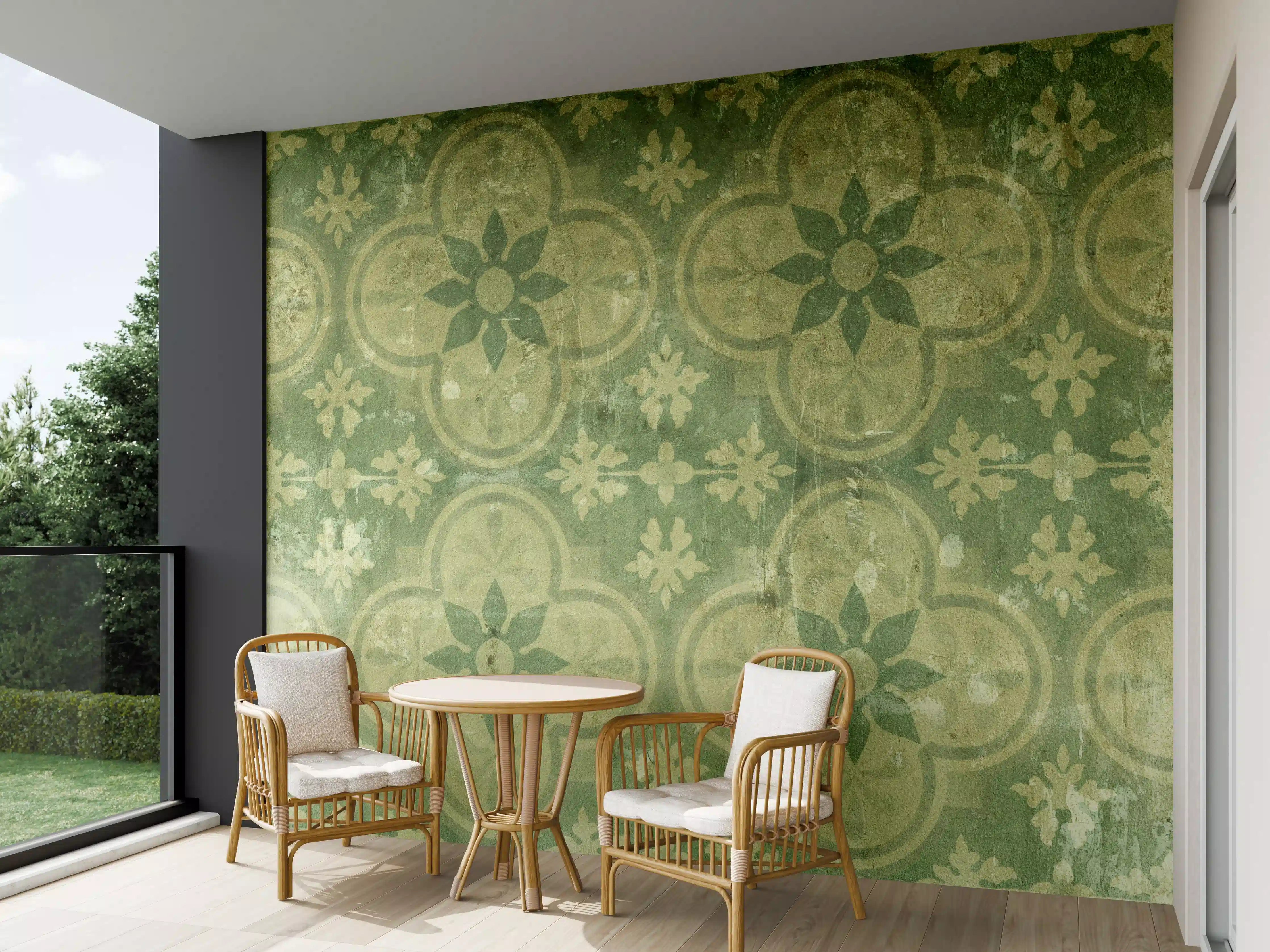 Wandverkleidung außen - Vintage Retro Mosaikfliesen