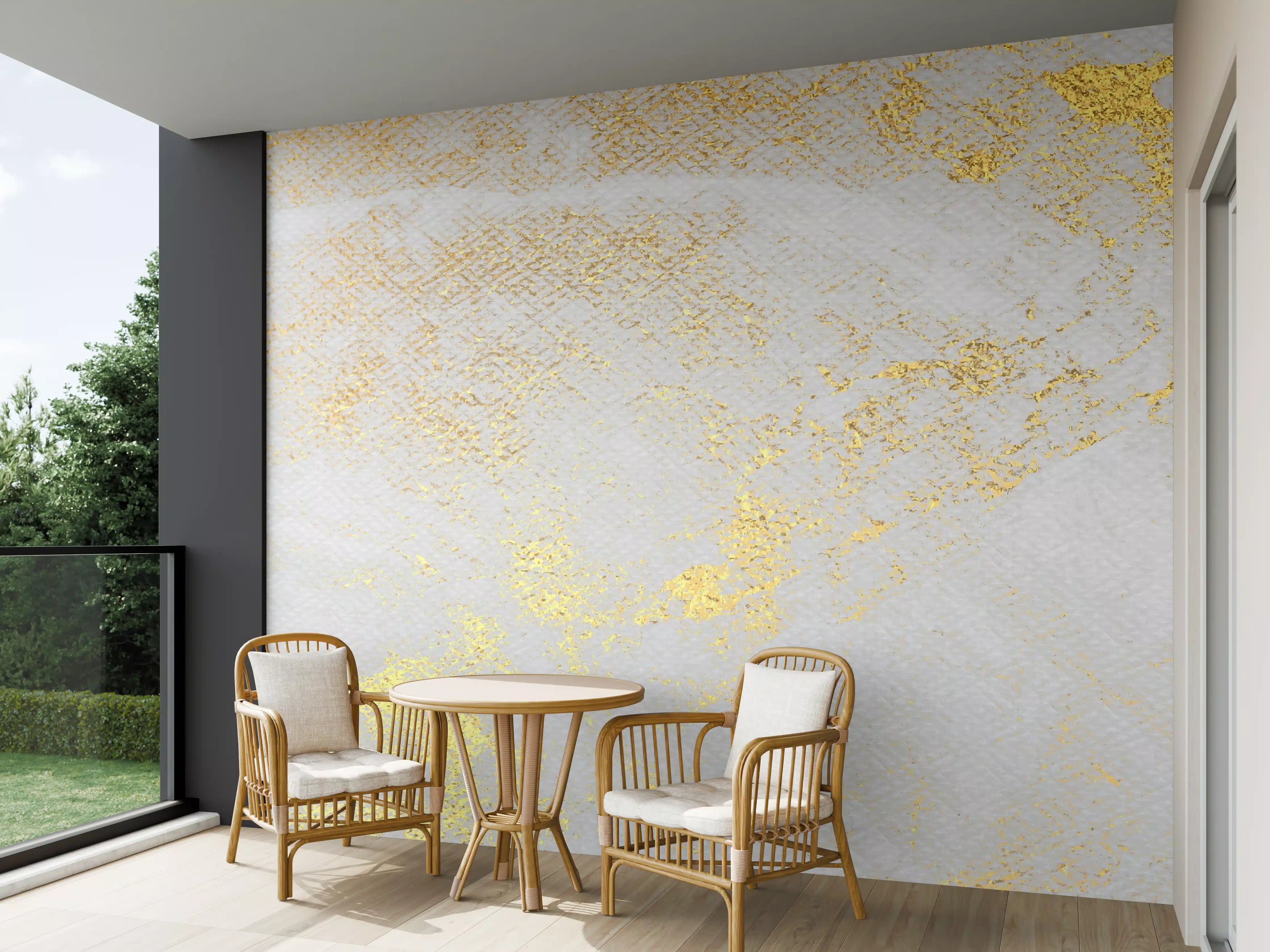 Wandverkleidung außen - Vintage Zement - Gold 