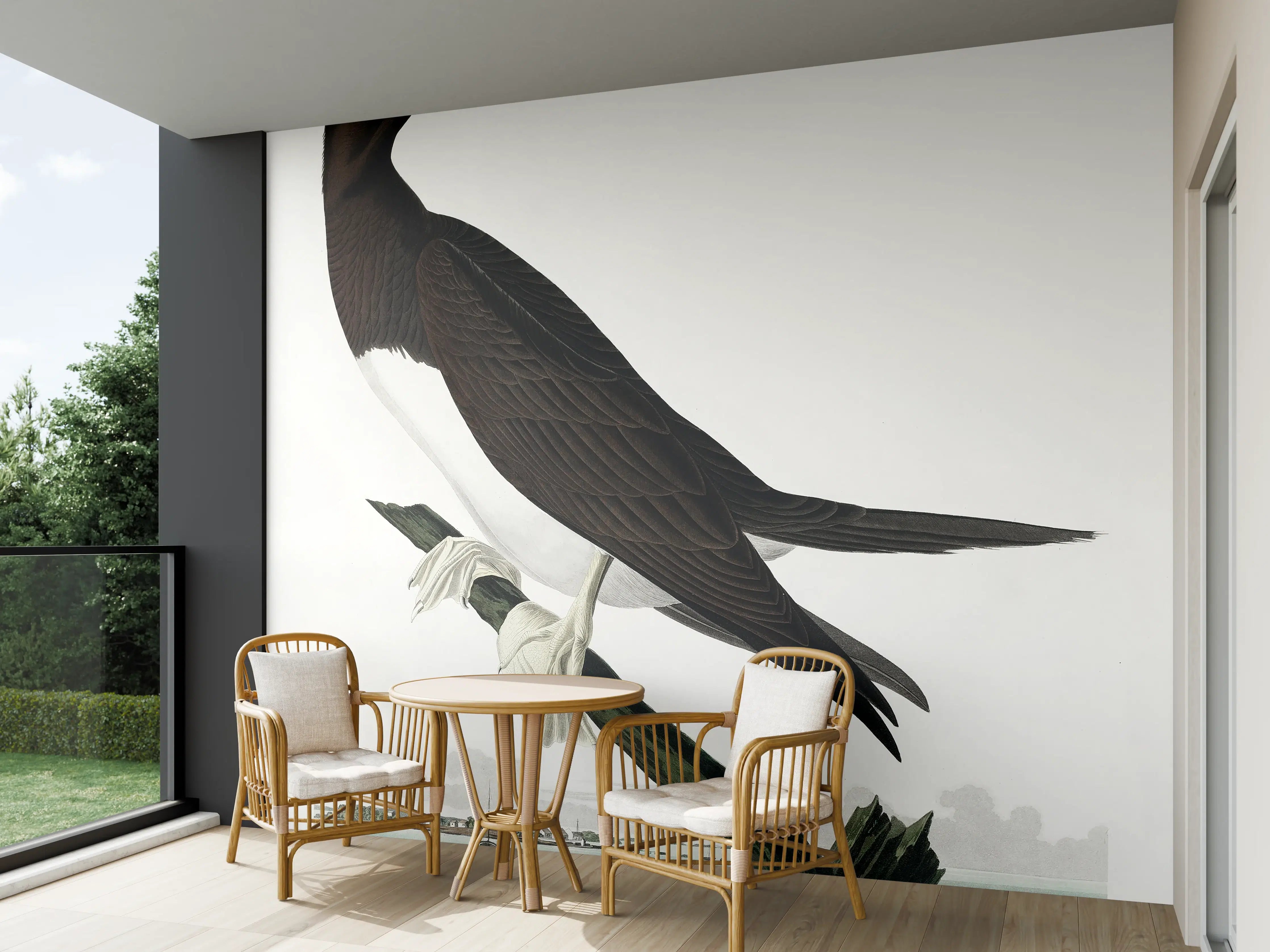 Wandverkleidung außen - Vogel Portrait - Robert Havel