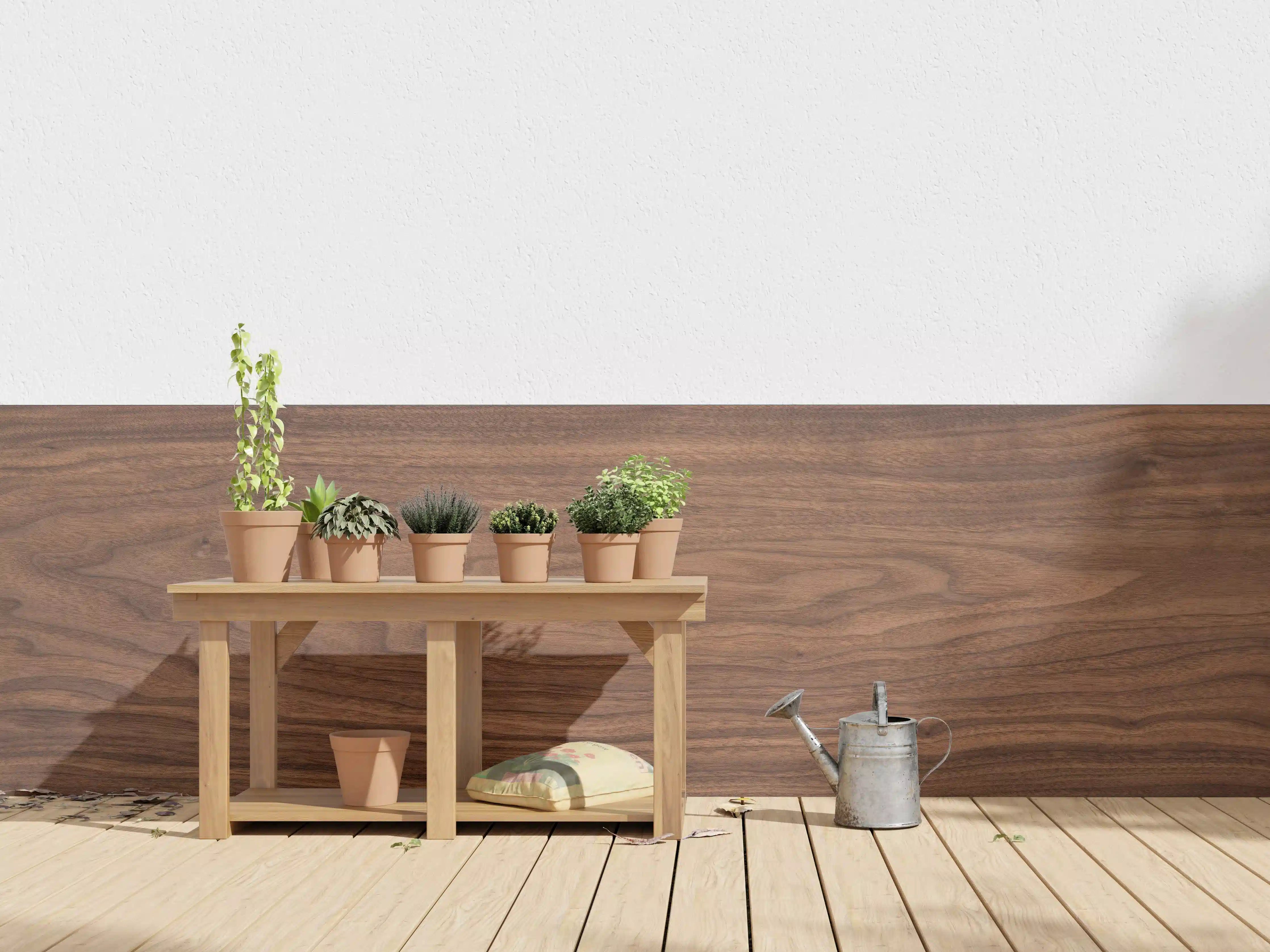 Wandverkleidung außen - Walnussholz Matt