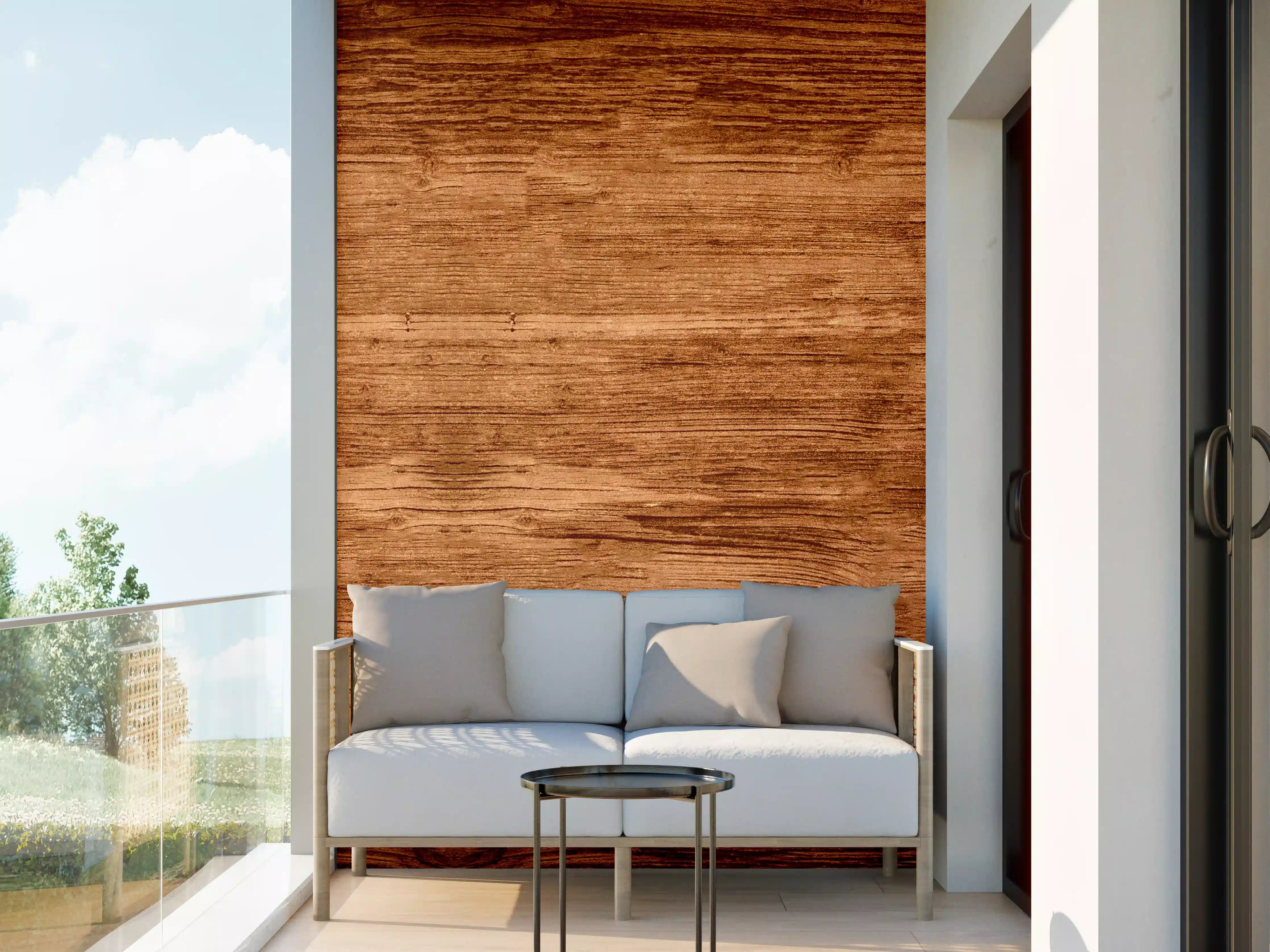 Wandverkleidung außen - Warme Holzoptik mit natürlicher Maserung
