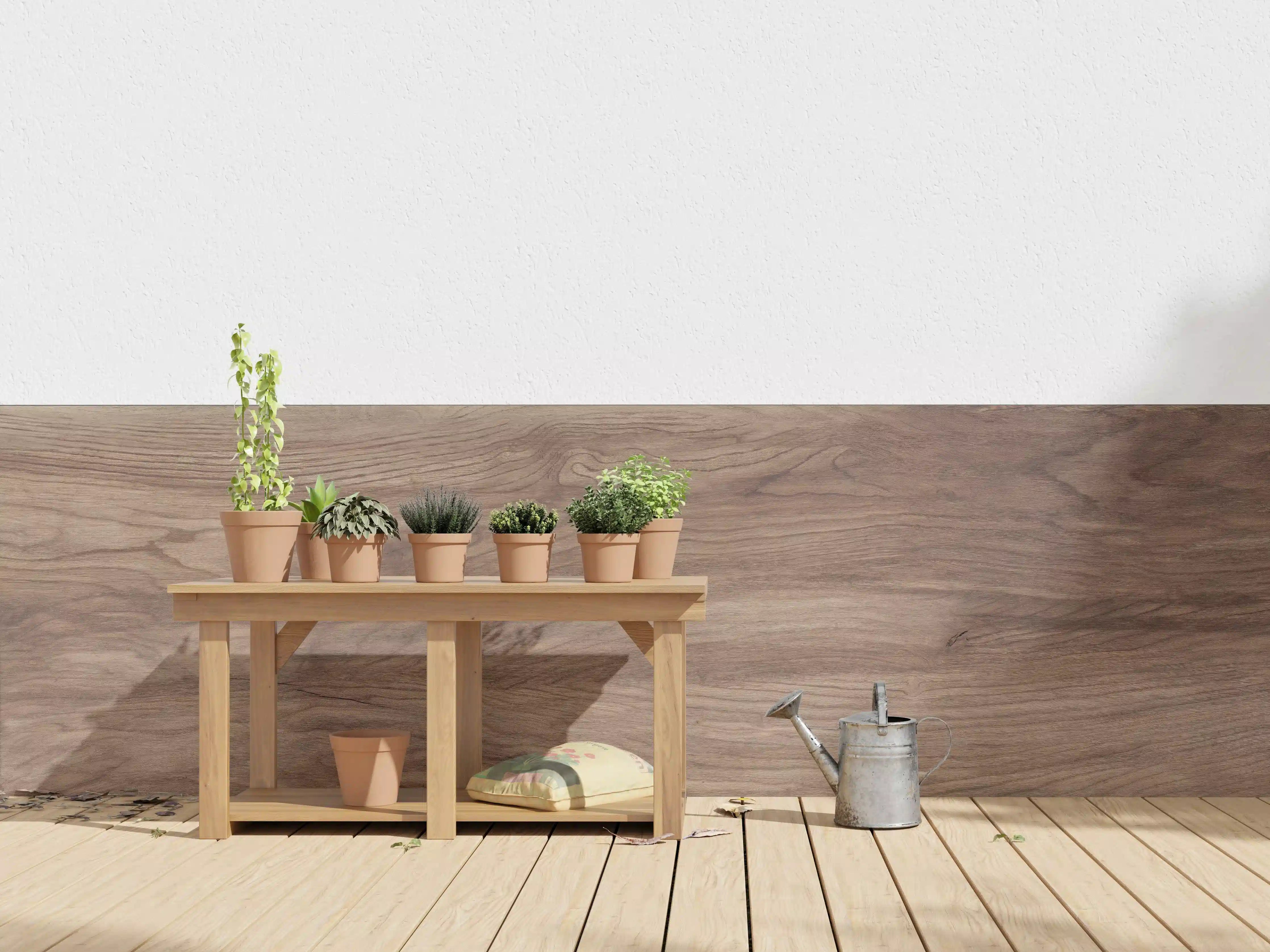 Wandverkleidung außen - Warmer Holzton mit natürlicher Maserung