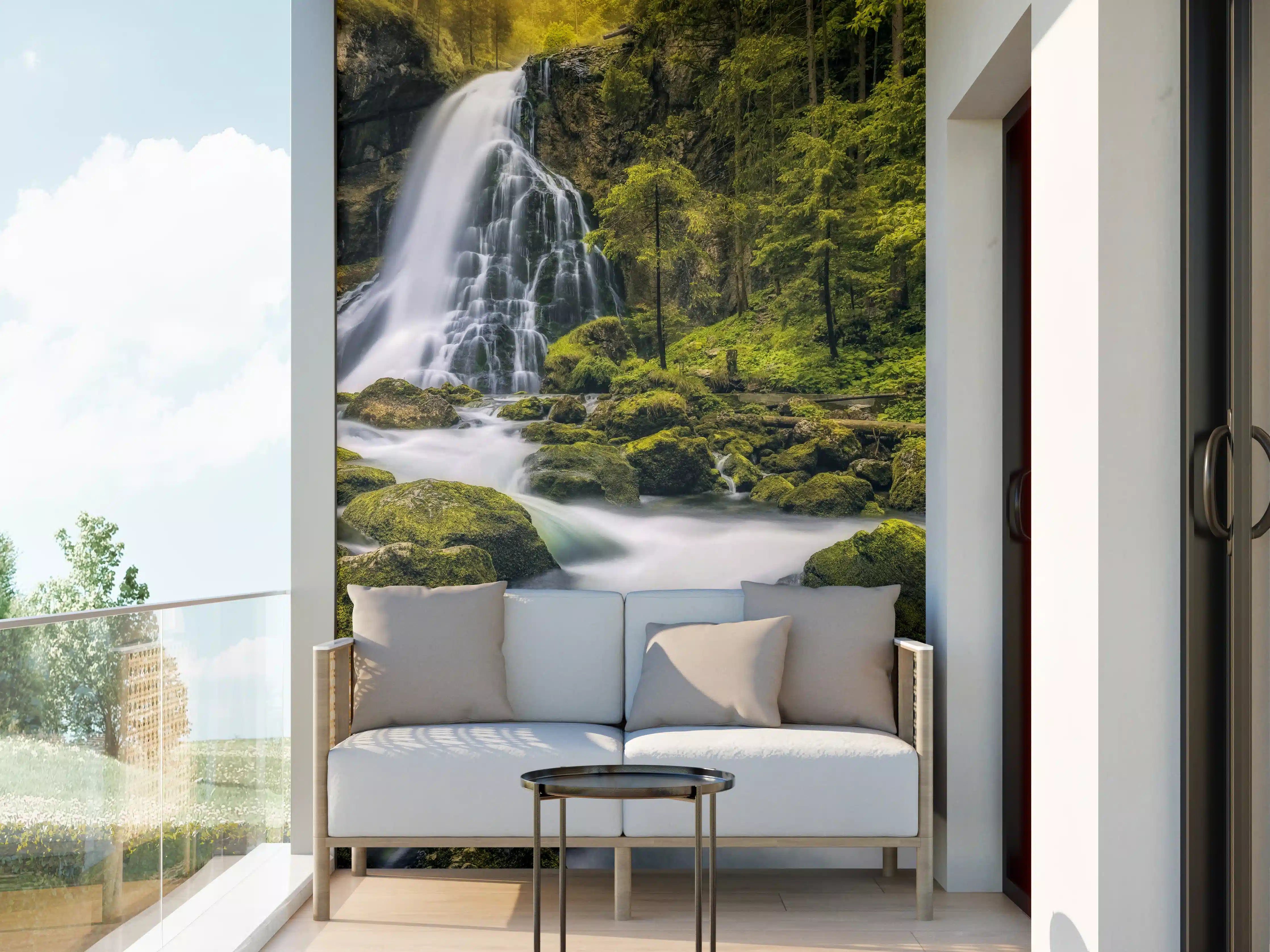 Wandverkleidung außen - Wasserfall in Golling, Salzburg
