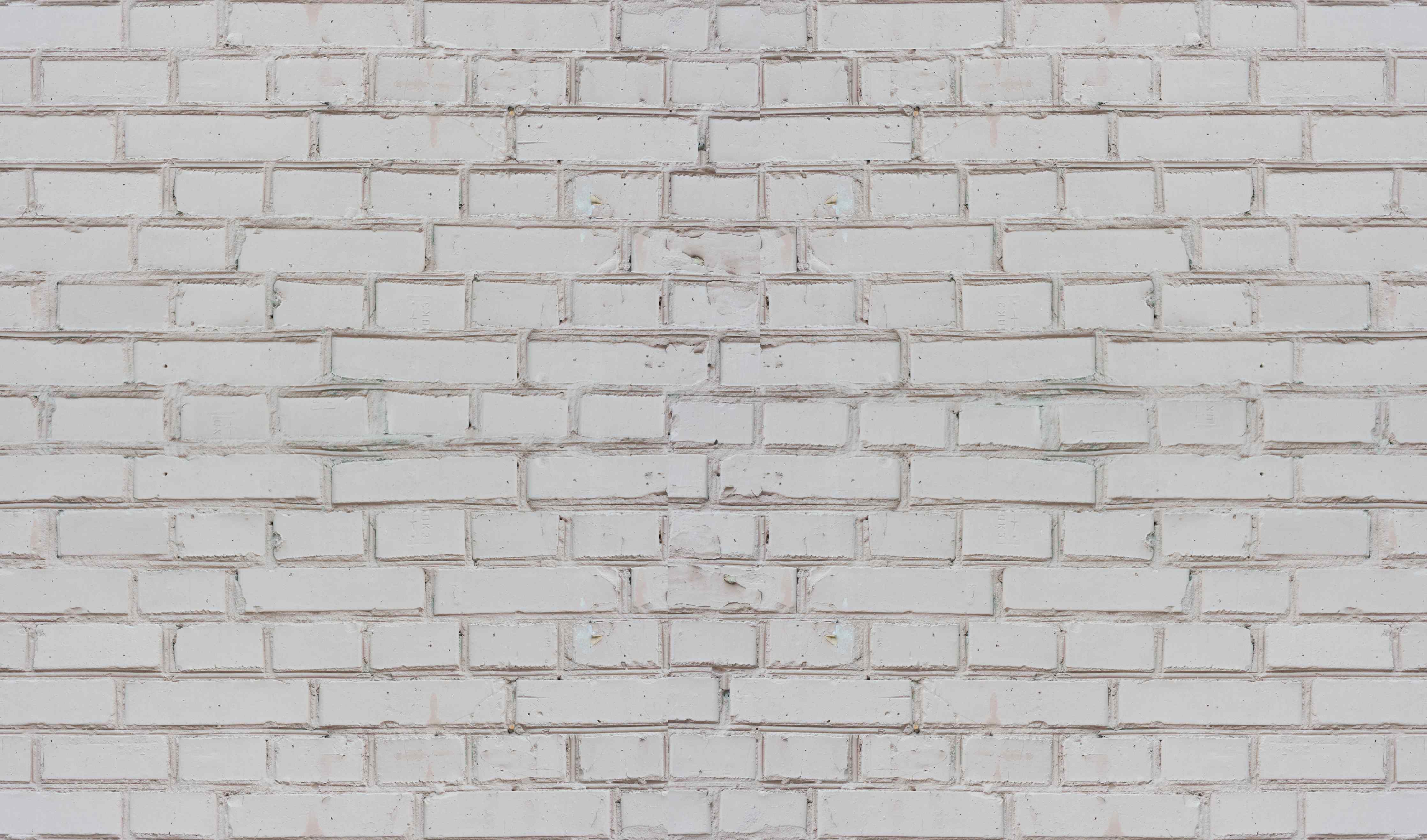 Wandverkleidung außen-Weiß-Beige Ziegelsteinmauer