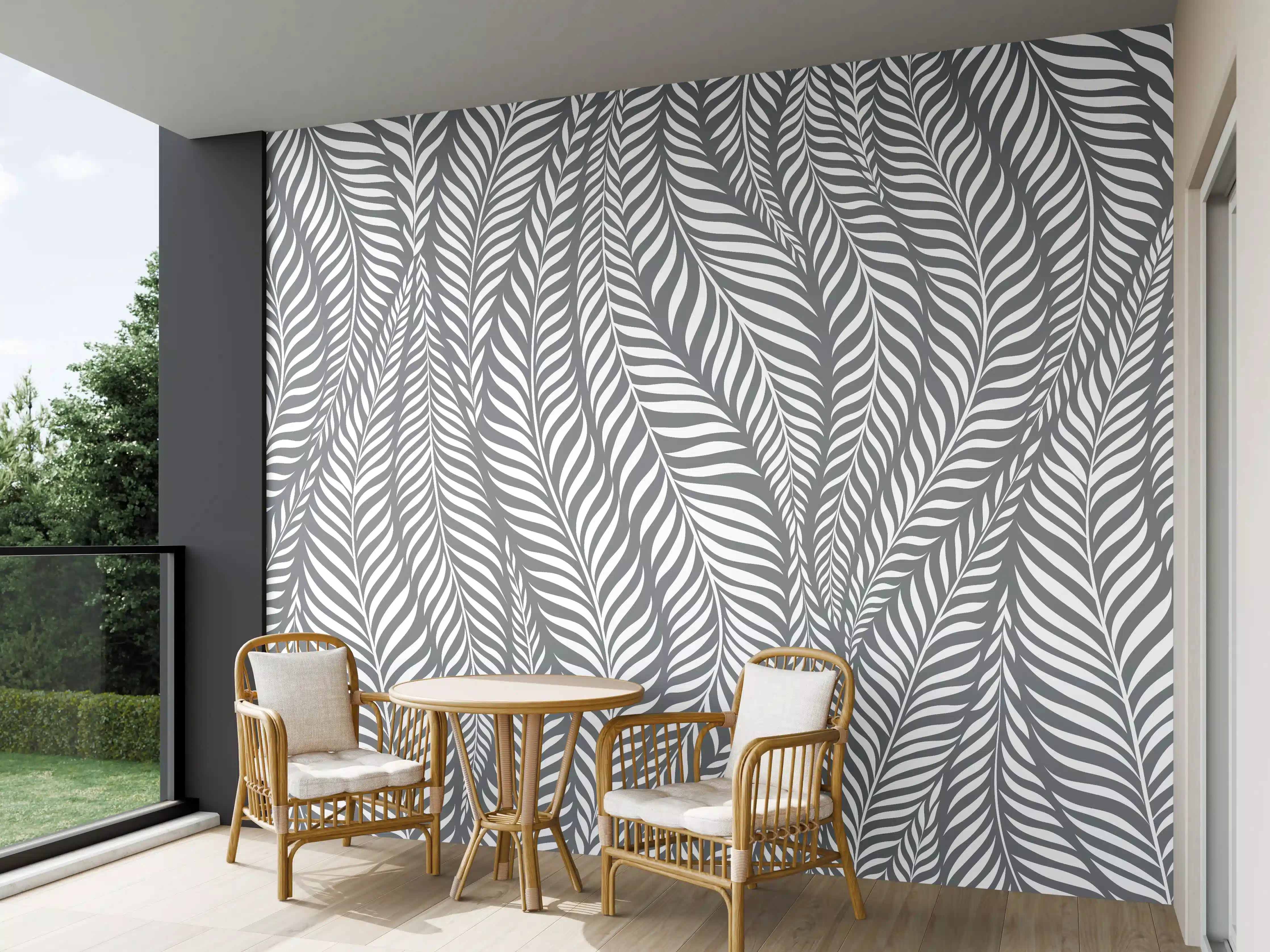 Wandverkleidung außen - Weiße und graue Natur-Textur