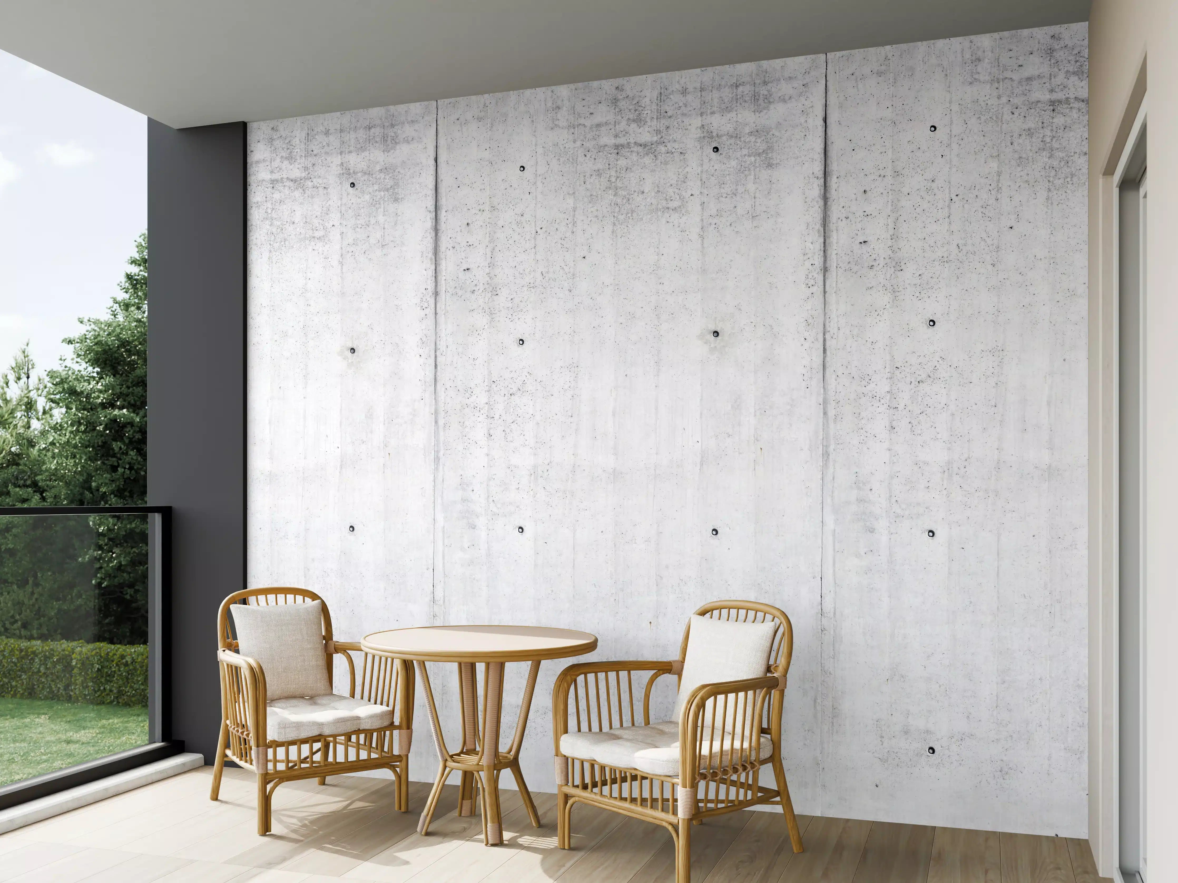 Wandverkleidung außen - Wiederholtes Sichtbeton Textur