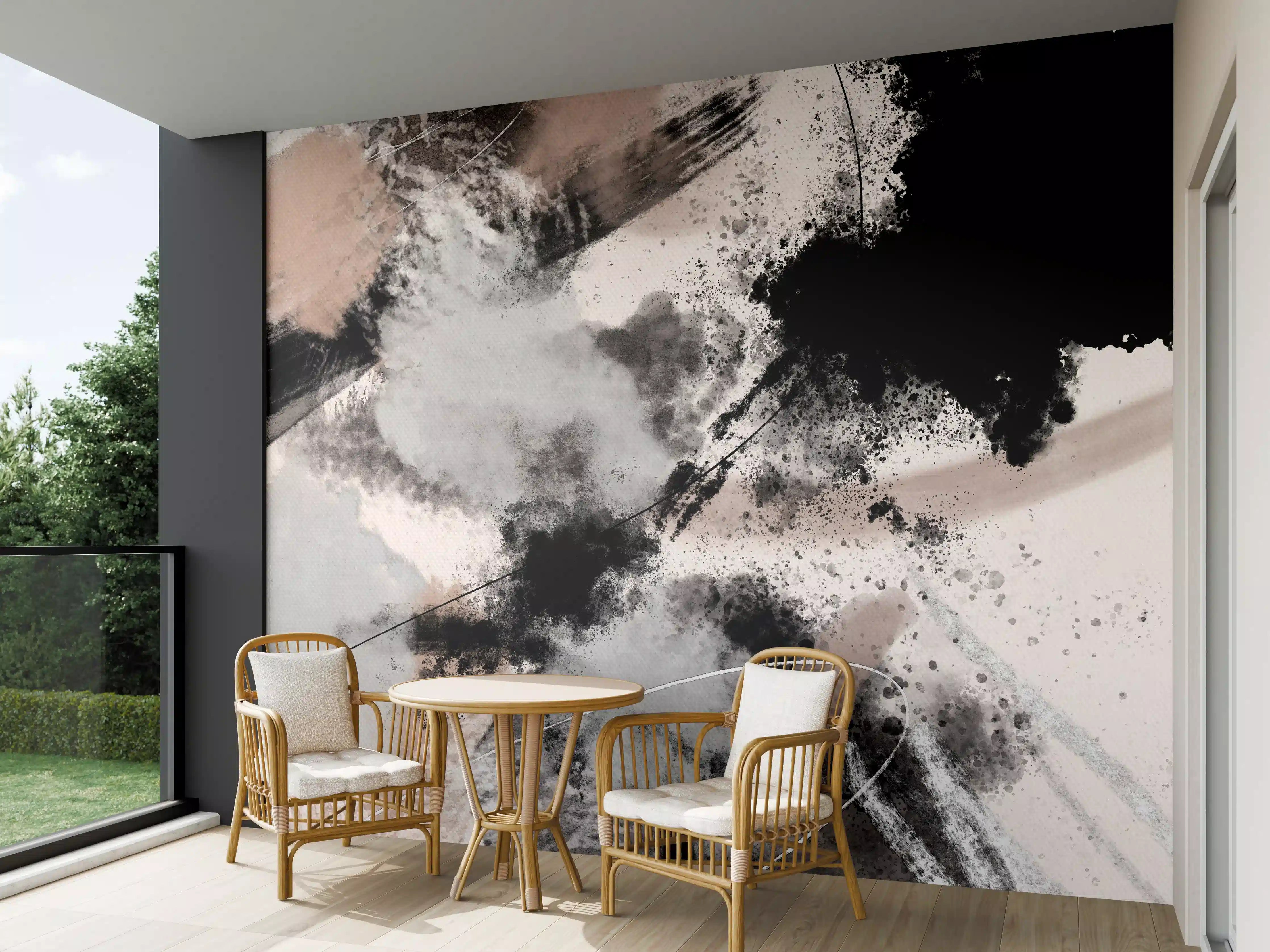 Wandverkleidung außen - Wilder Sturm - Moderne Kunst