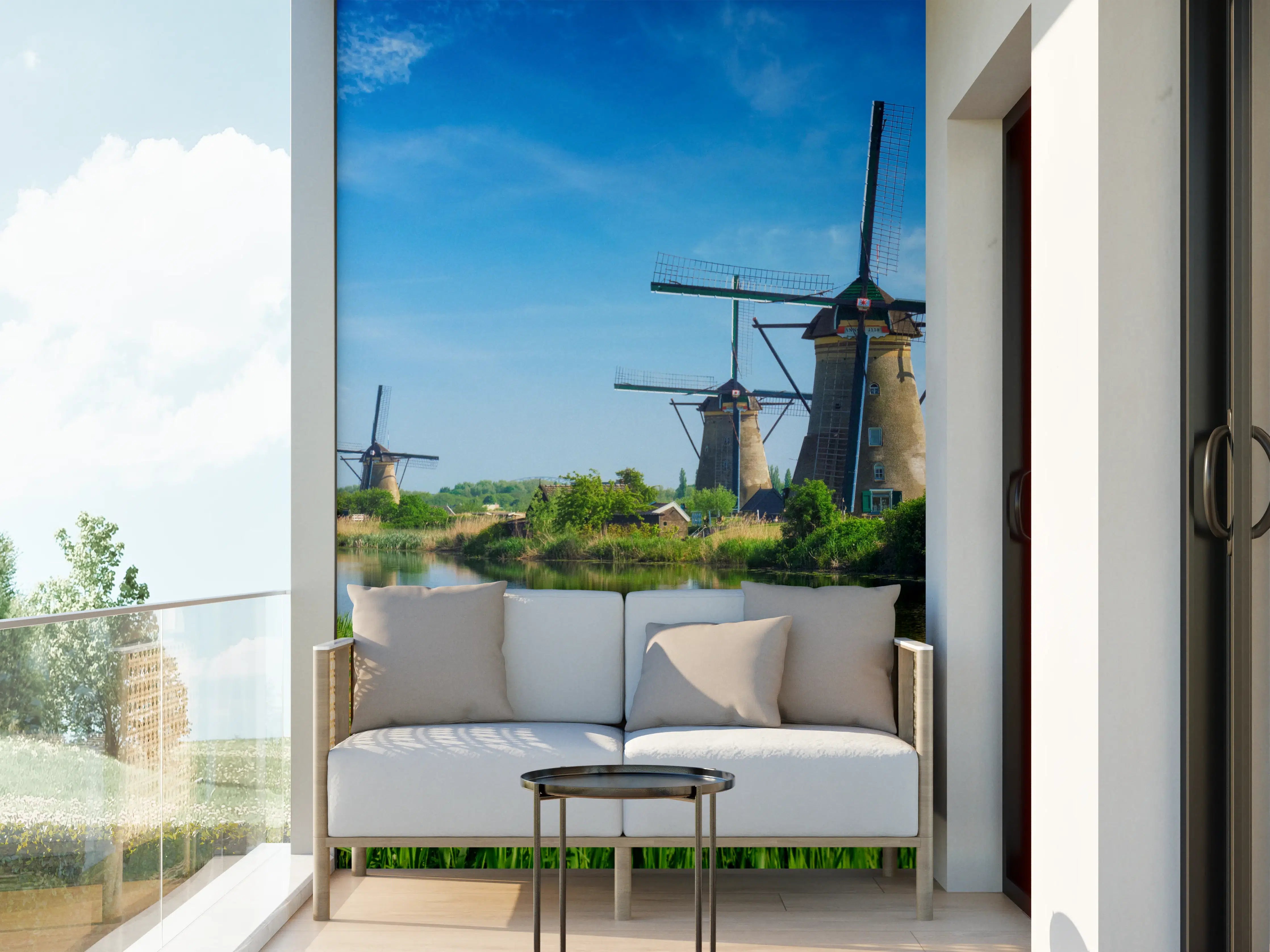 Wandverkleidung außen - Windmühlen in Kinderdijk - Holland