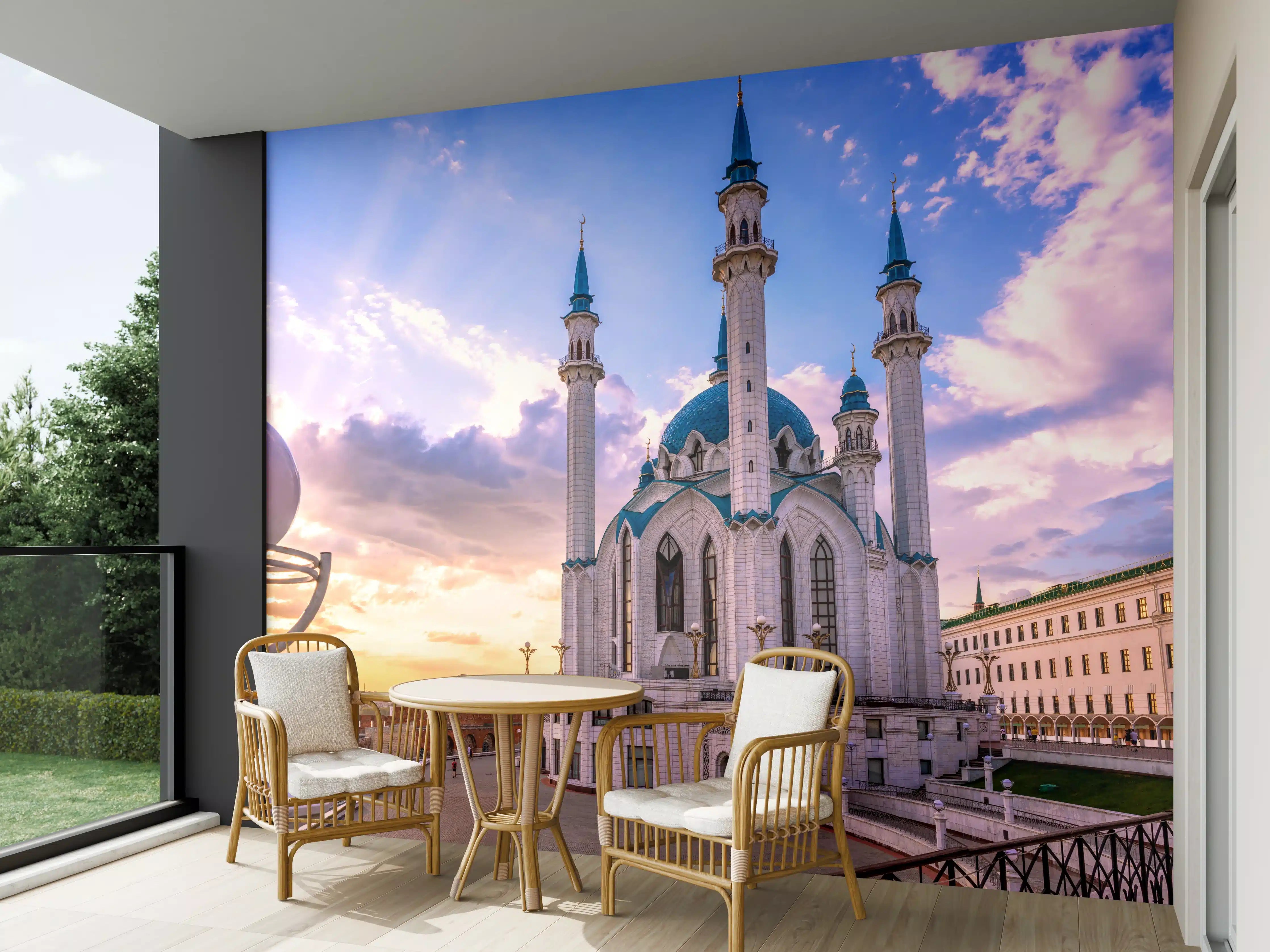 Wandverkleidung außen - Wunderschöne Moschee - Russland