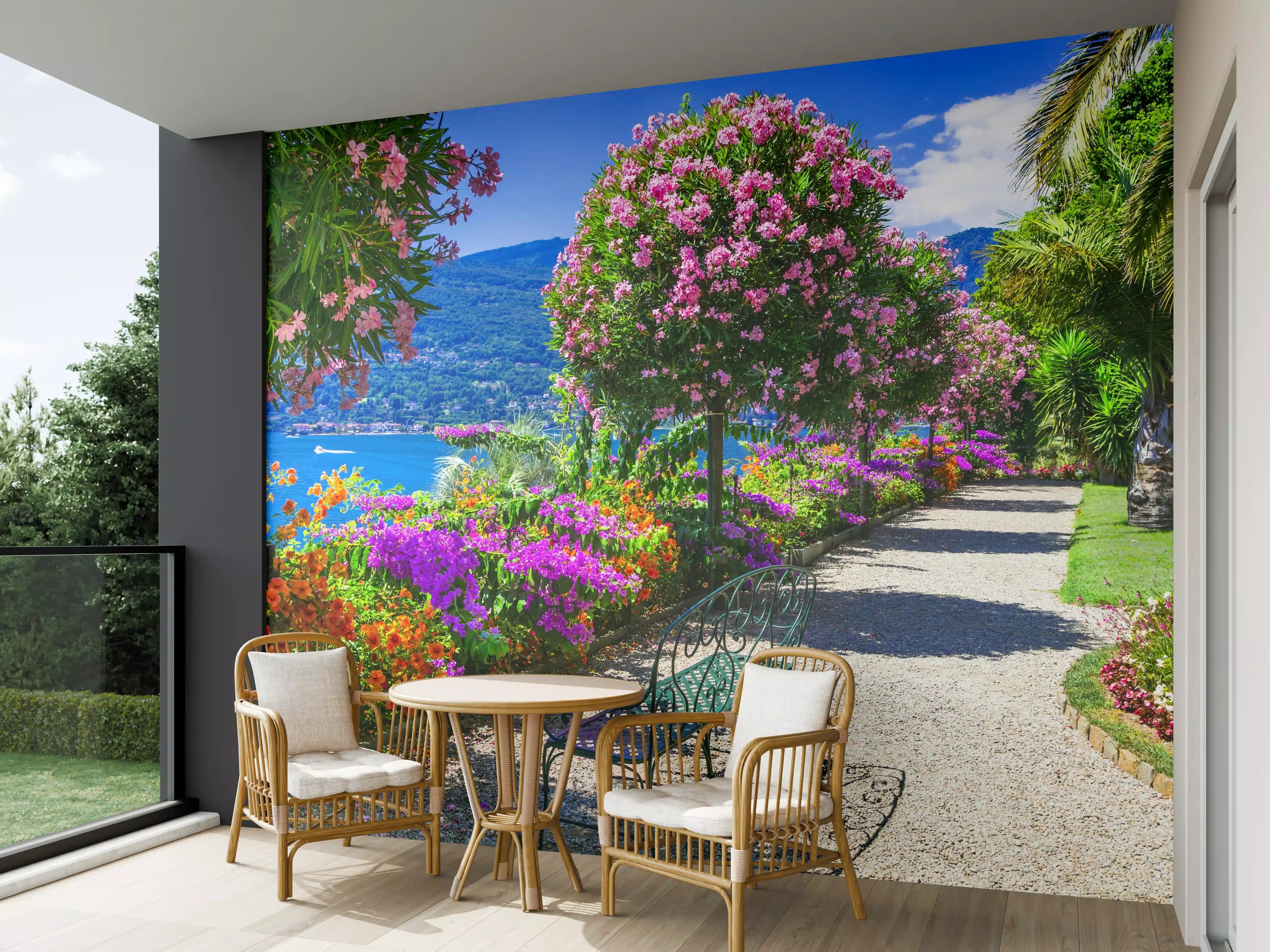 Wandverkleidung außen - Wunderschöner Garten in Lago Maggiore