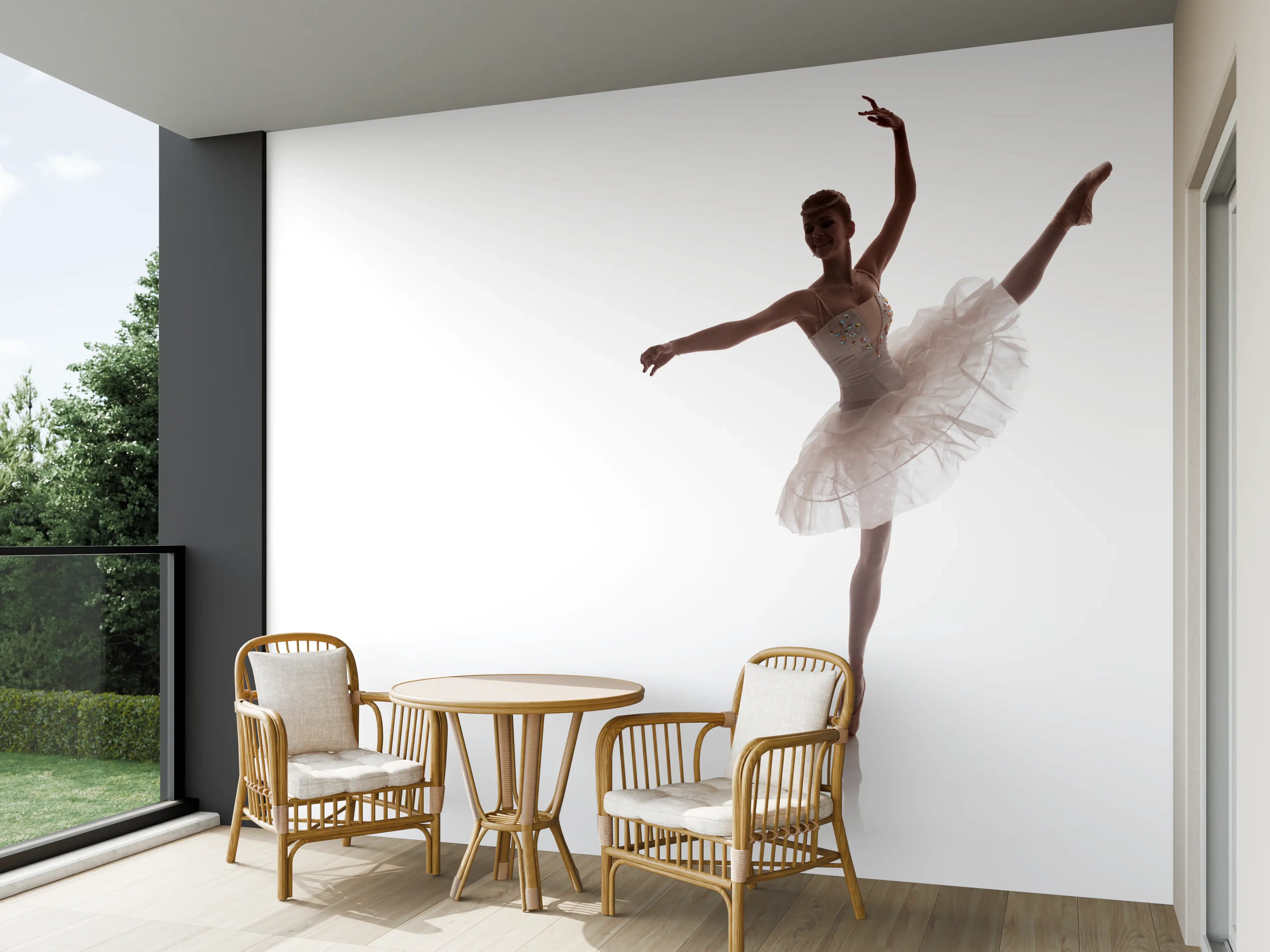 Wandverkleidung außen - Wundervolle Ballerina