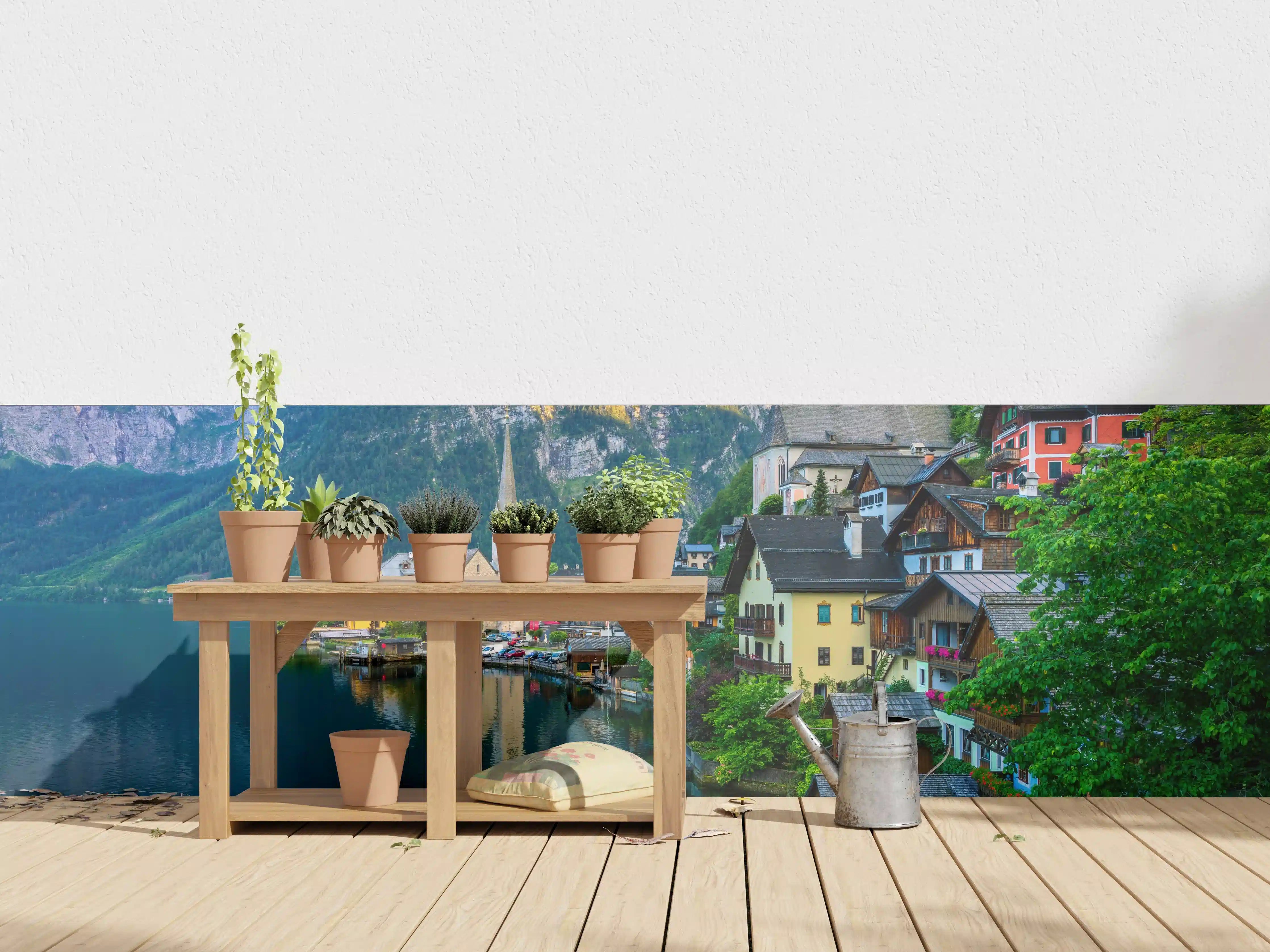 Wandverkleidung außen - Zauberhaftes Bergdorf Hallstatt