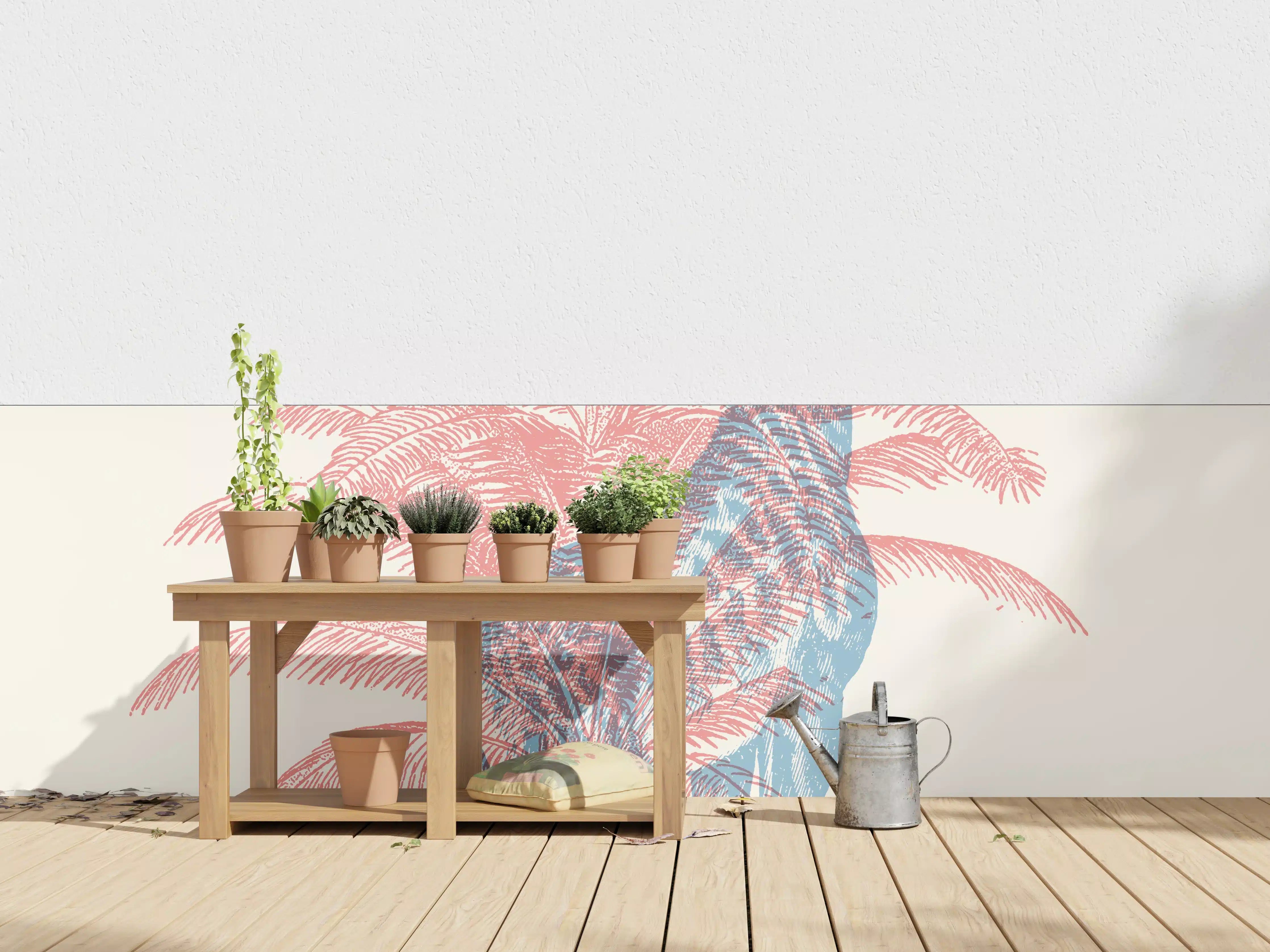 Wandverkleidung außen - Zeichnung einer Giraffe - Moderne Kunst