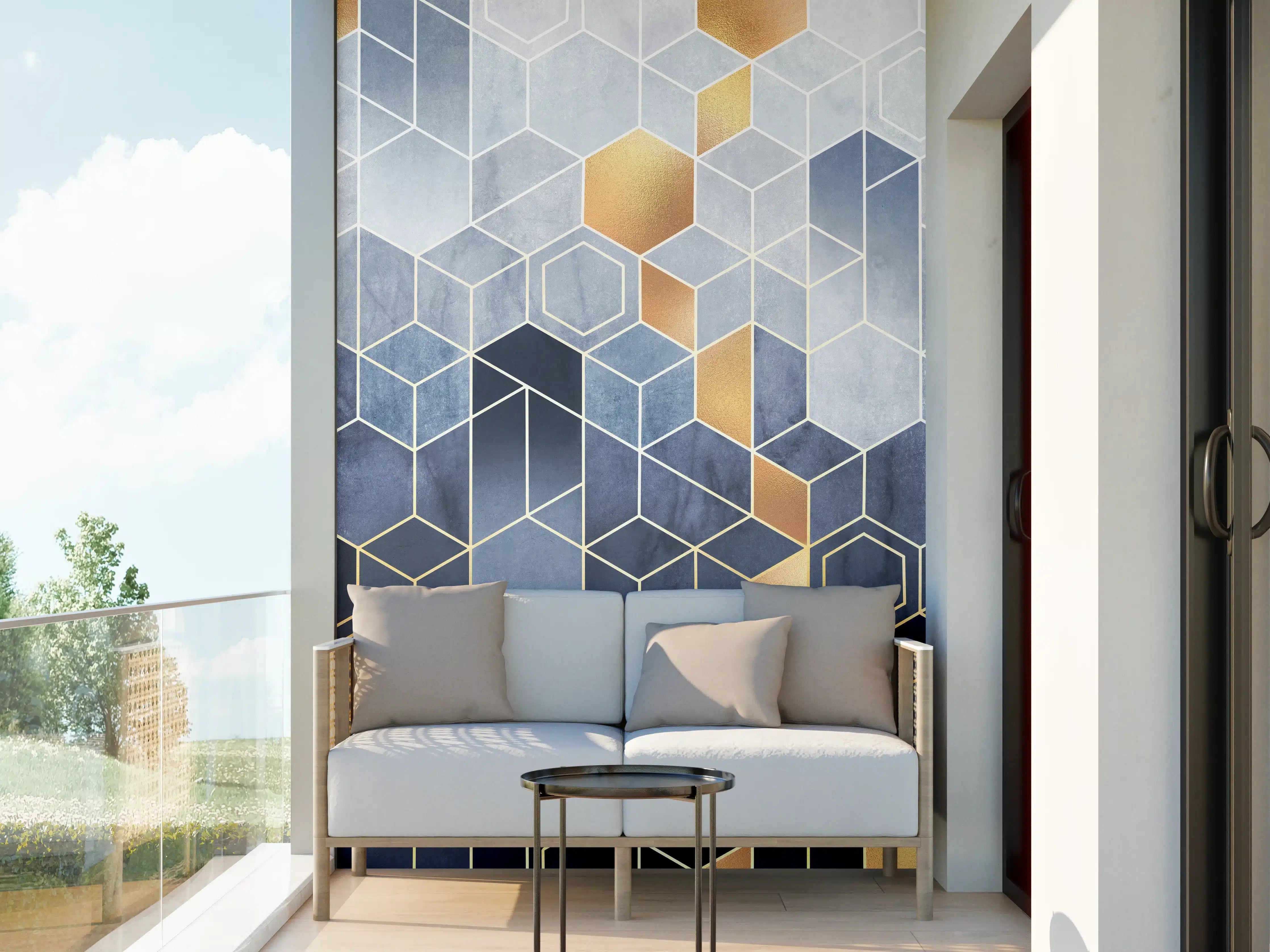 Wandverkleidung außen - Zeitgemäße Graustufen-Wandkunst