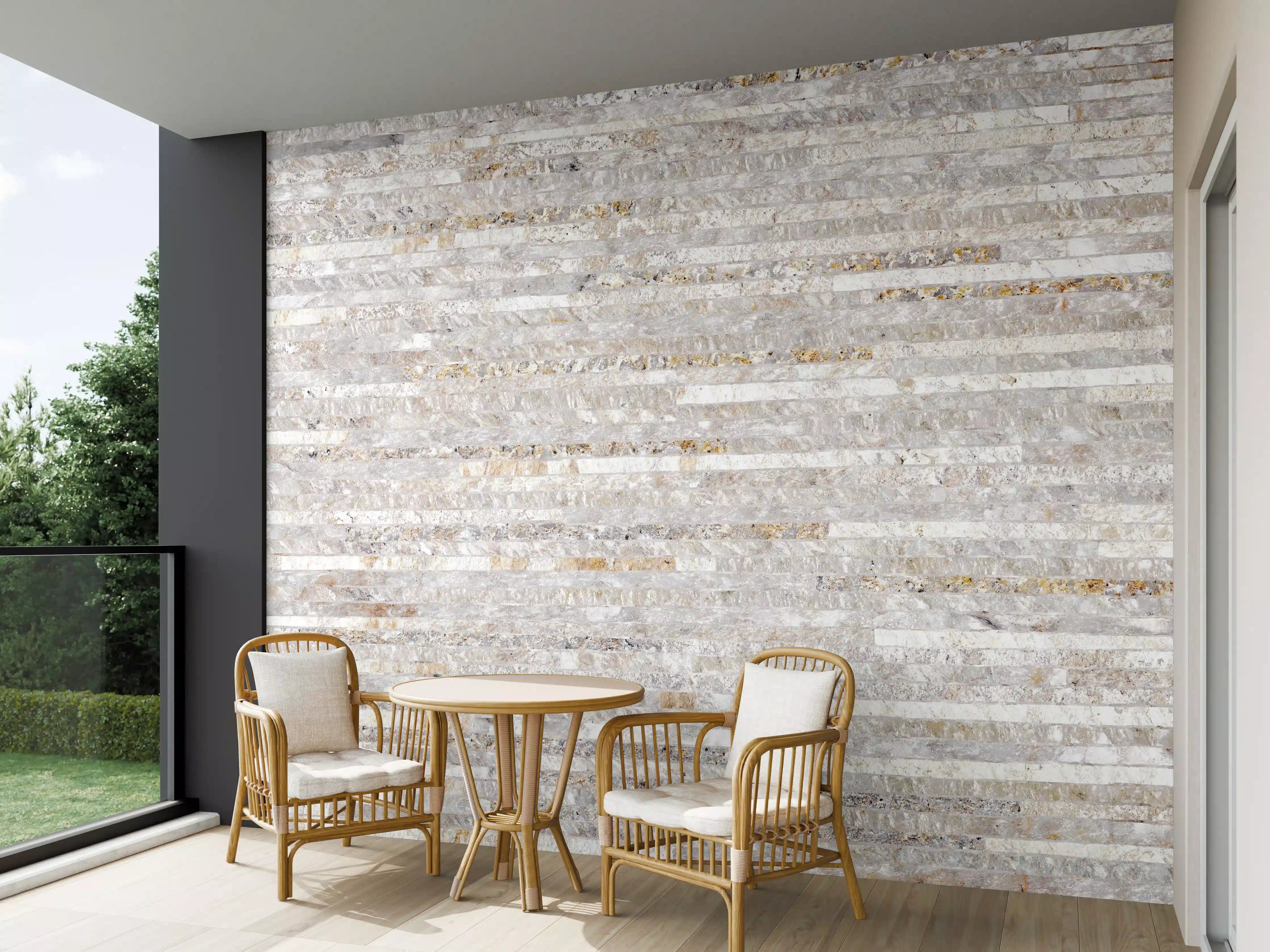 Wandverkleidung außen - Ziegelsteinwand Struktur