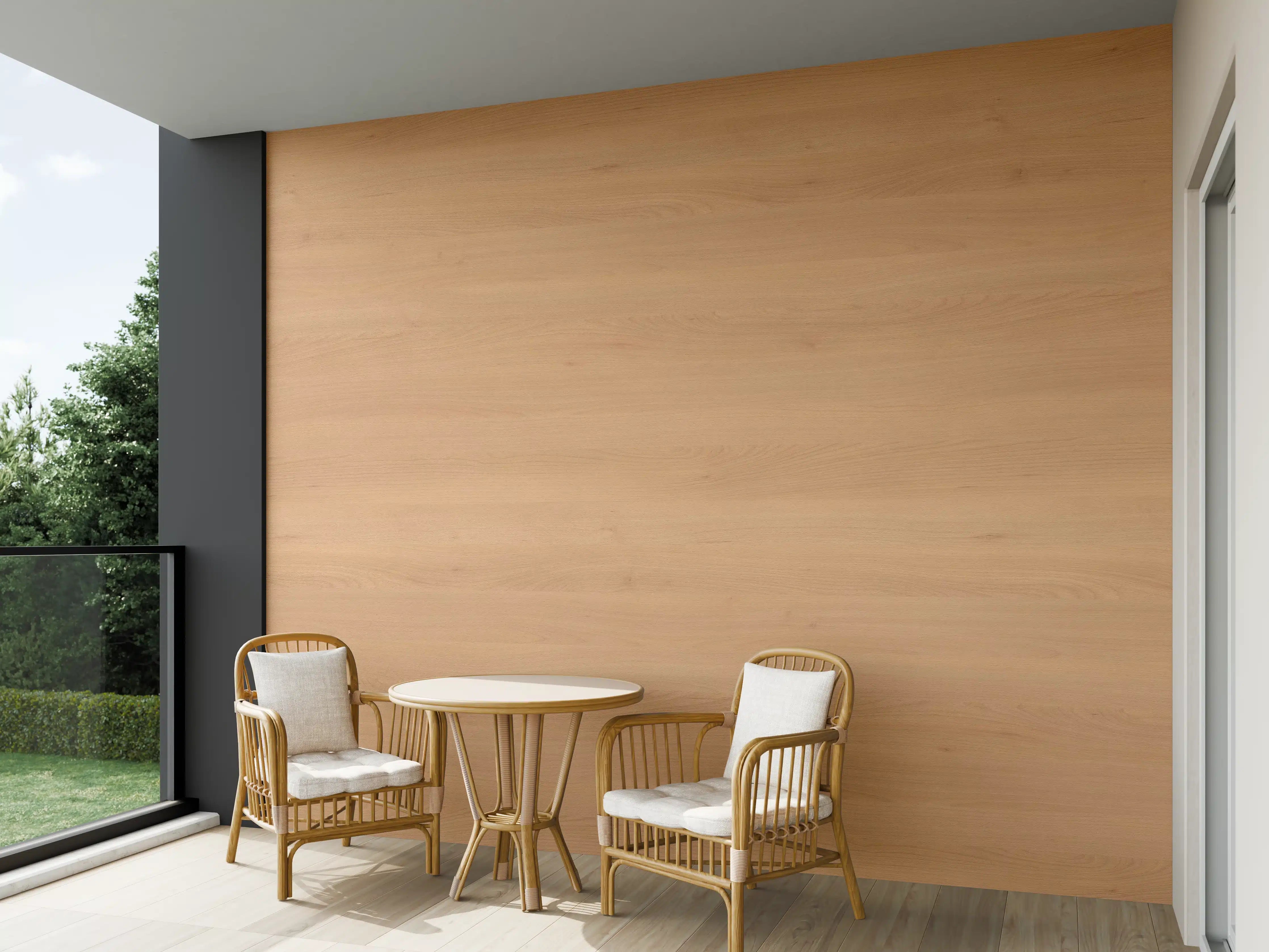 Wandverkleidung außen - harmonisches Natur Holz 