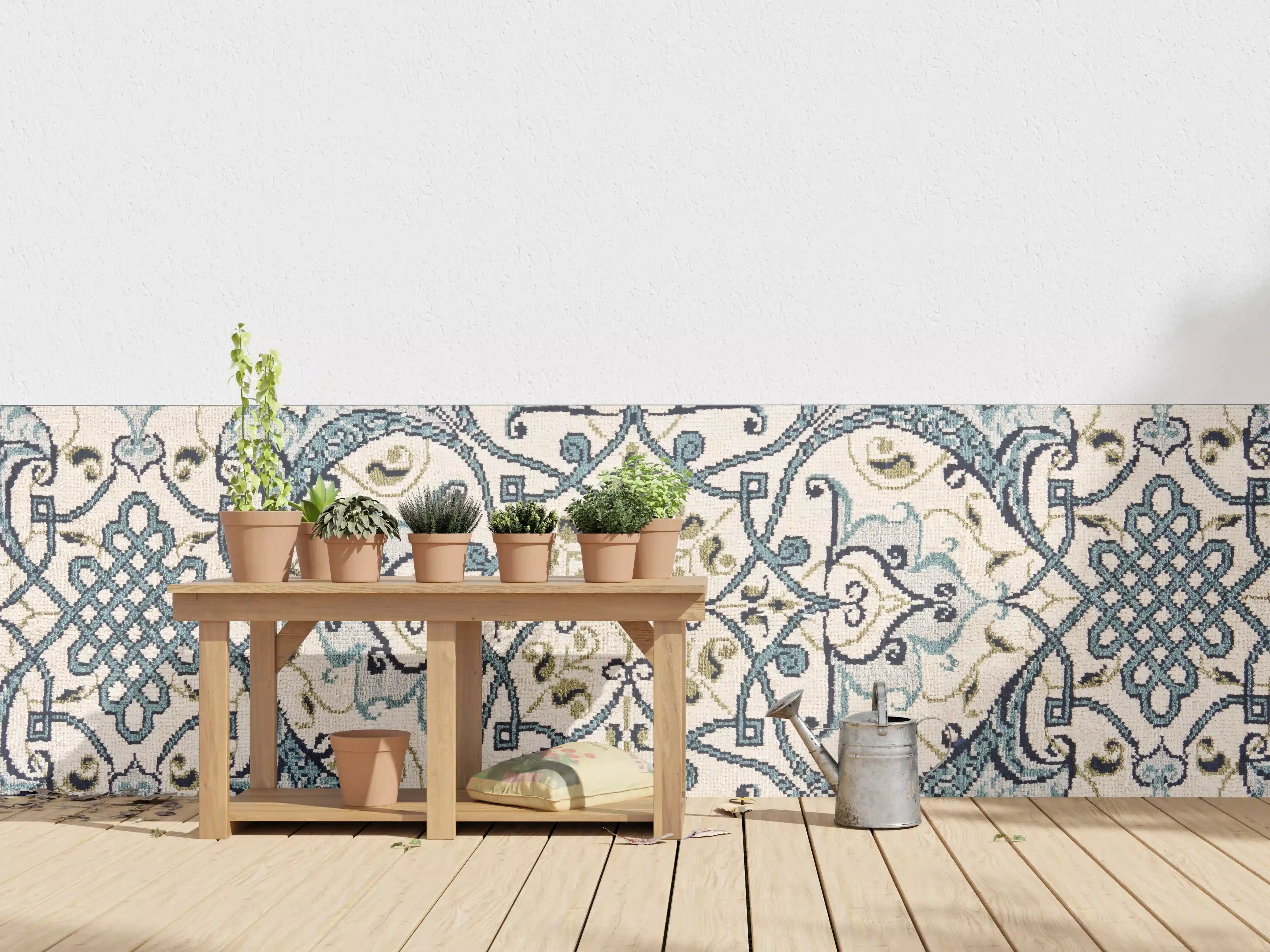 Wandverkleidung außen - klassischer Orientalischer Teppich