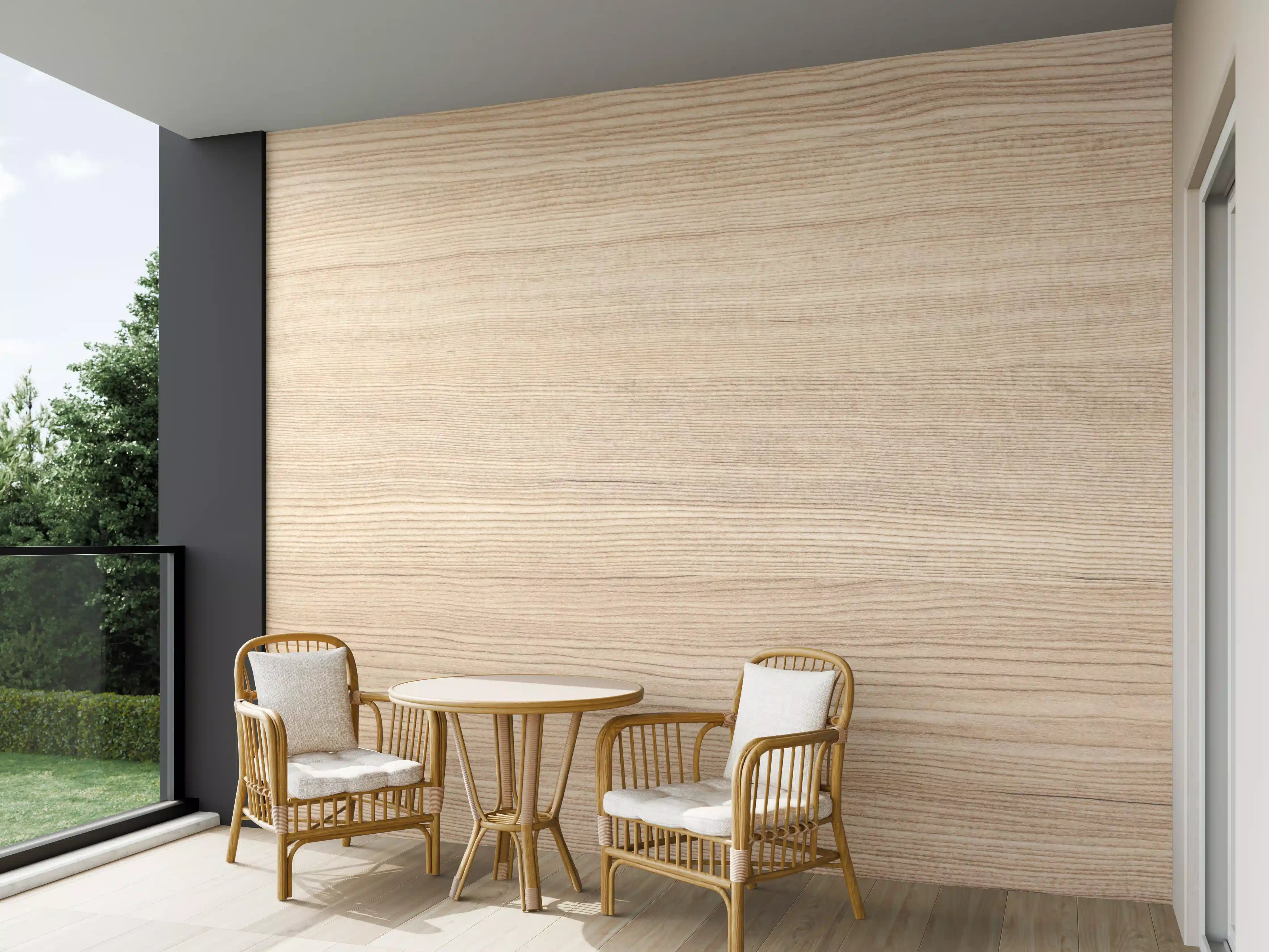 Wandverkleidung außen - moderne Eiche Holztextur